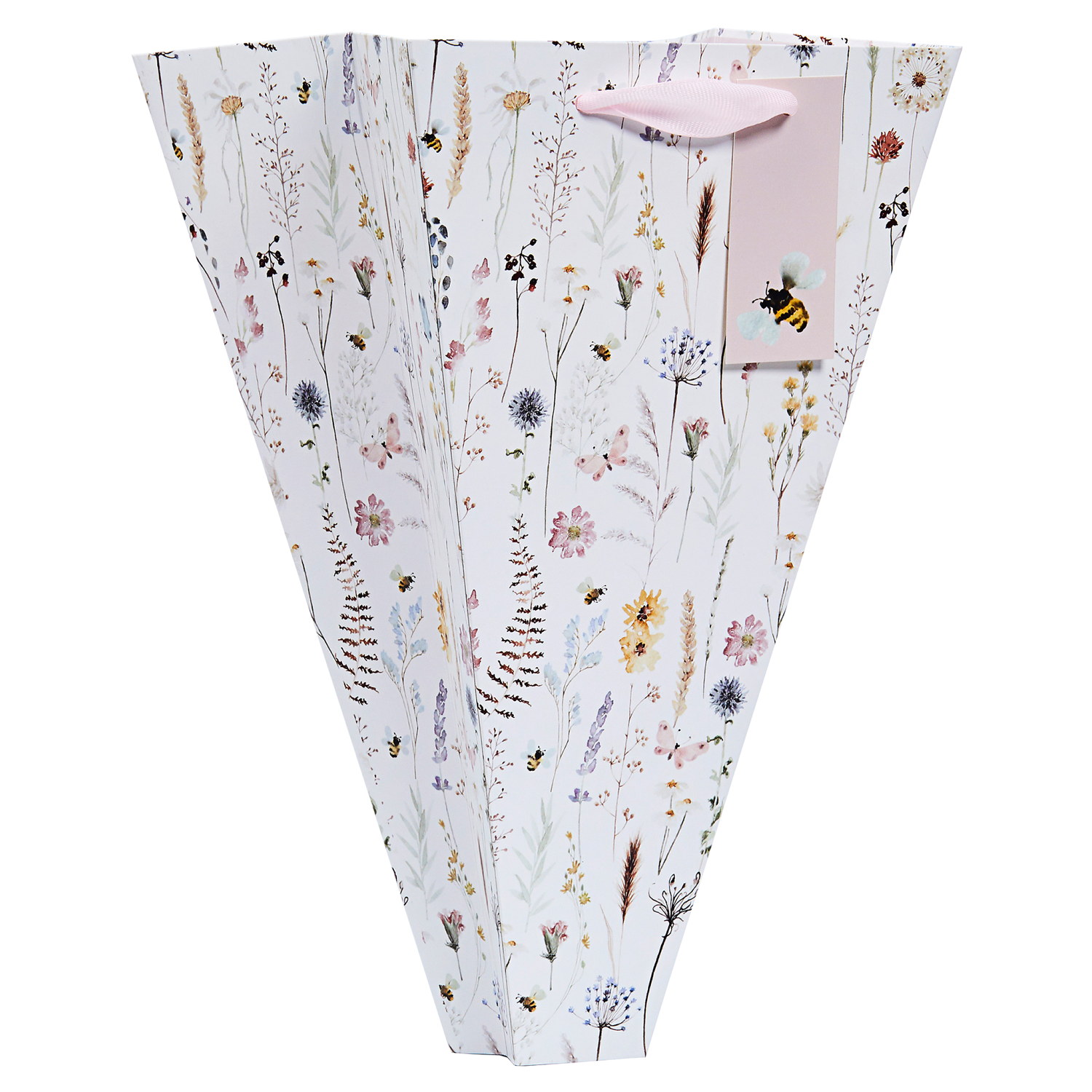 Meadow bouqet bag S cream