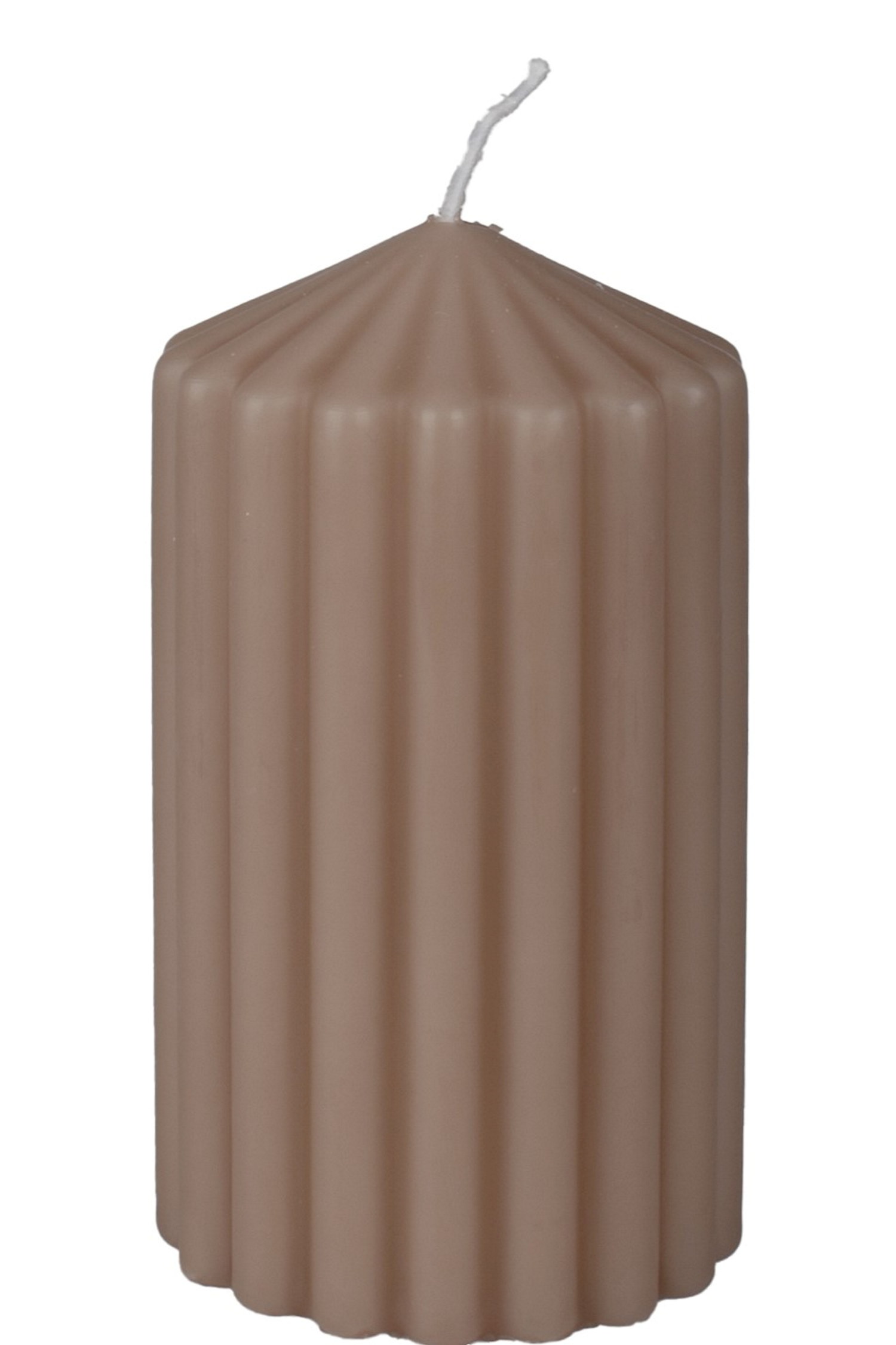 Pillar candle Groove