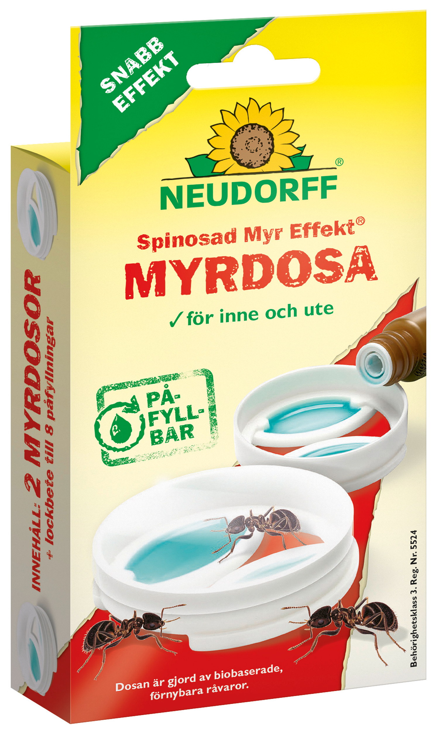 Myrmedel dosa Myr Effekt