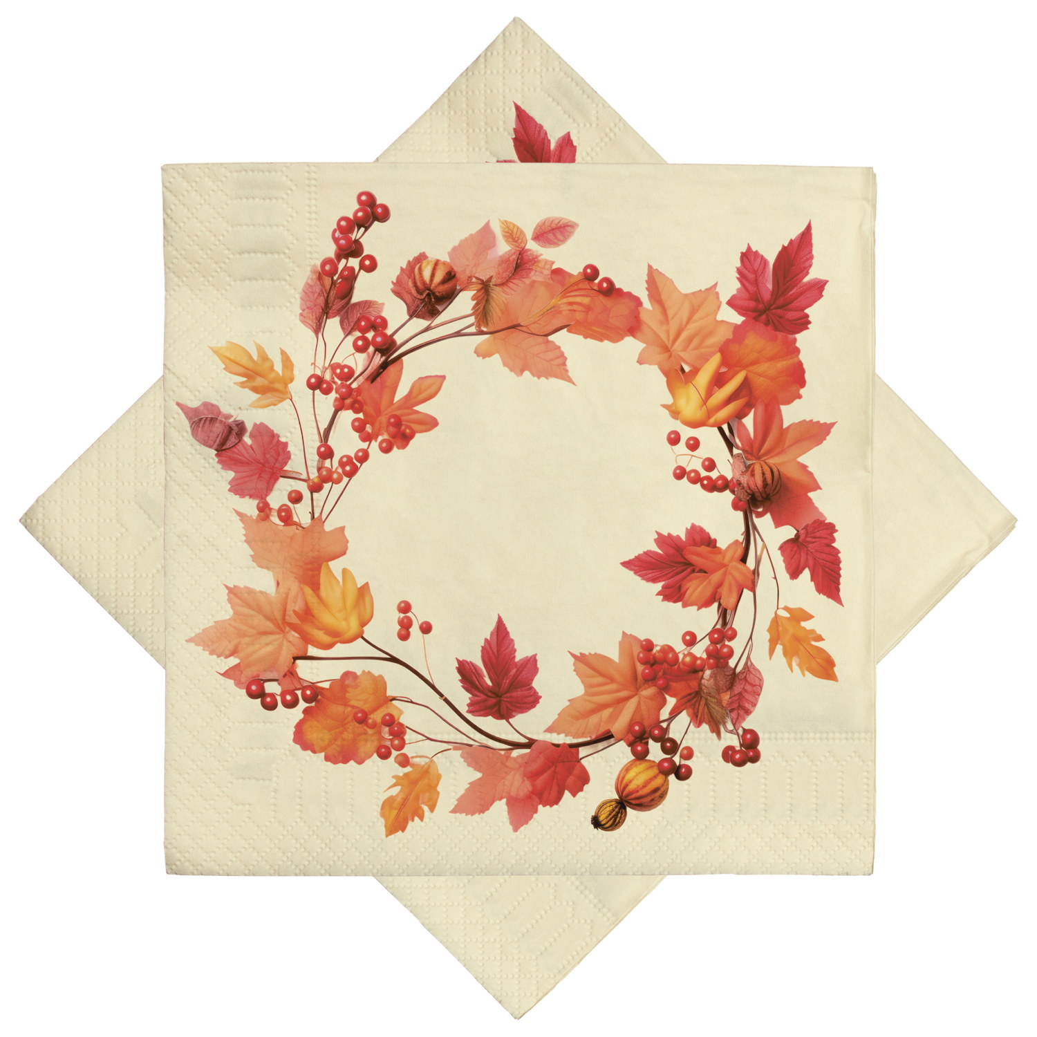 Napkin Fall wreath 