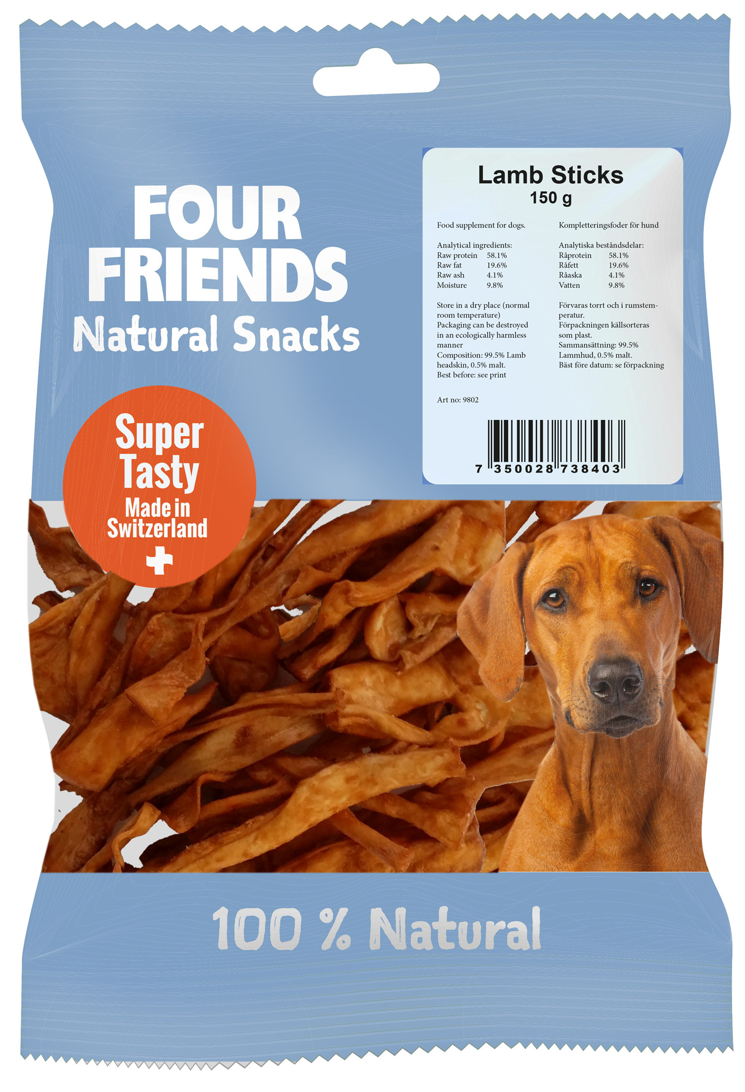 FFD Lamb Sticks 150g