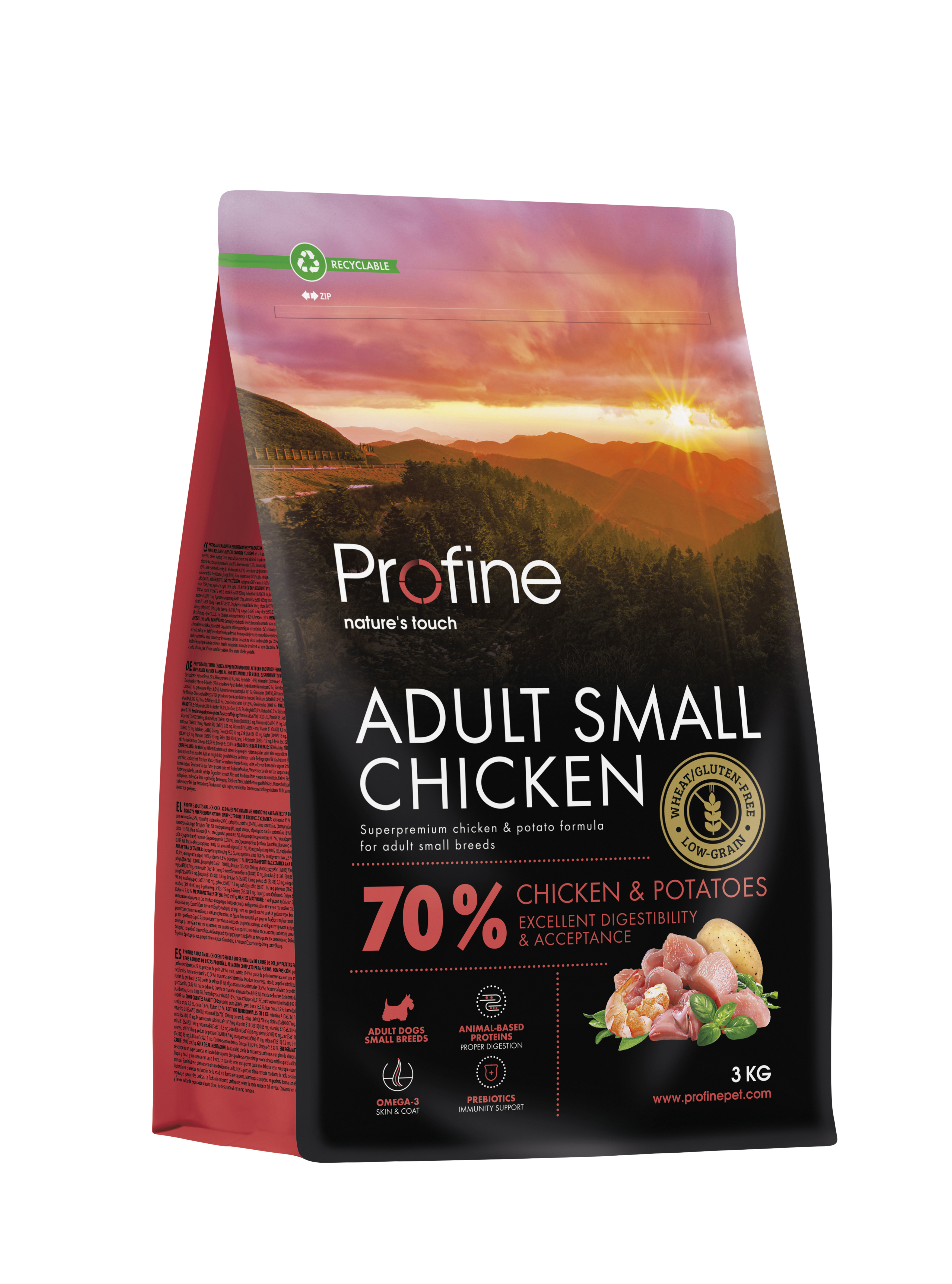 PF Dog Dry Adult Small Chicken 3 kg