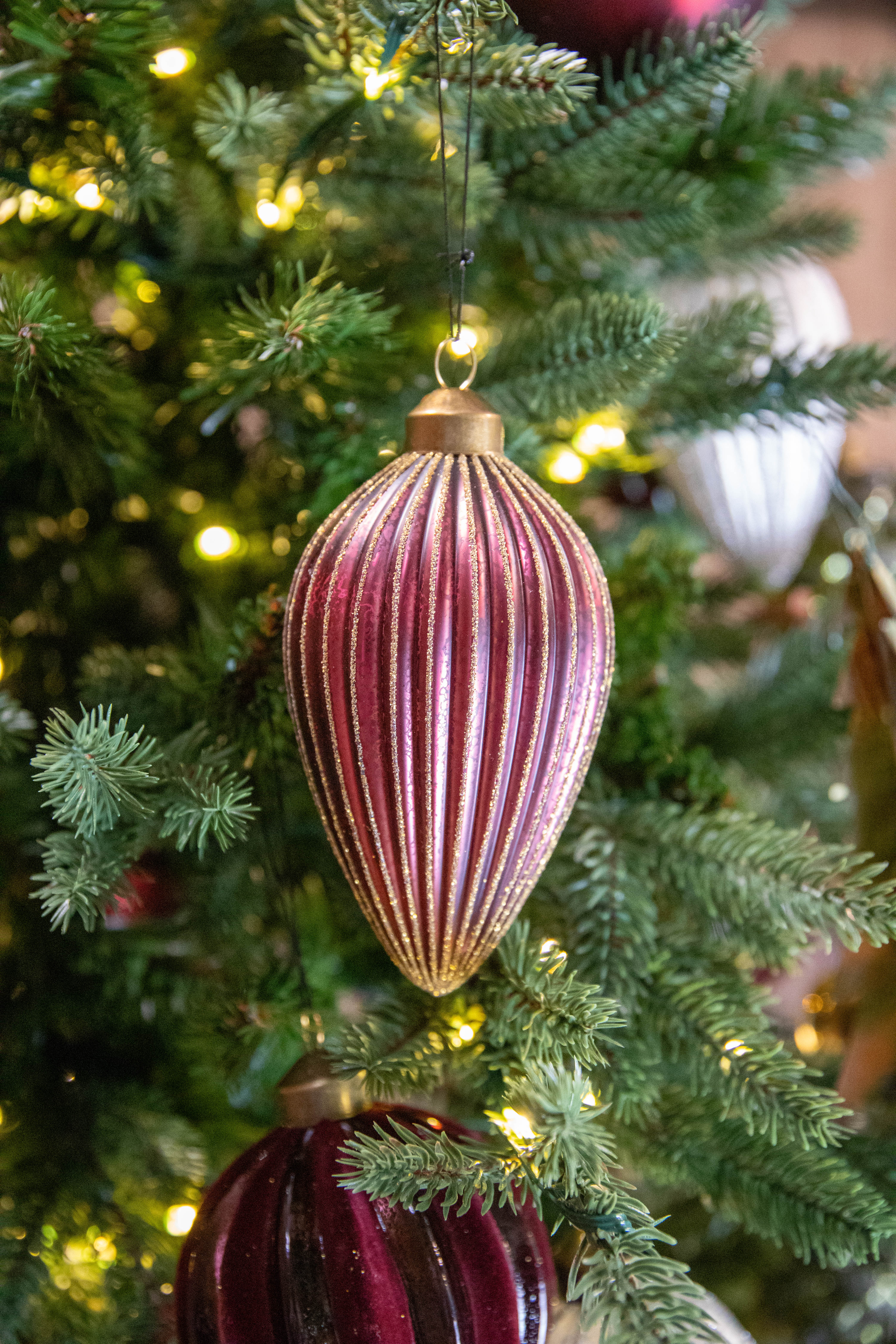 Dåpeformet julekule Twinkle