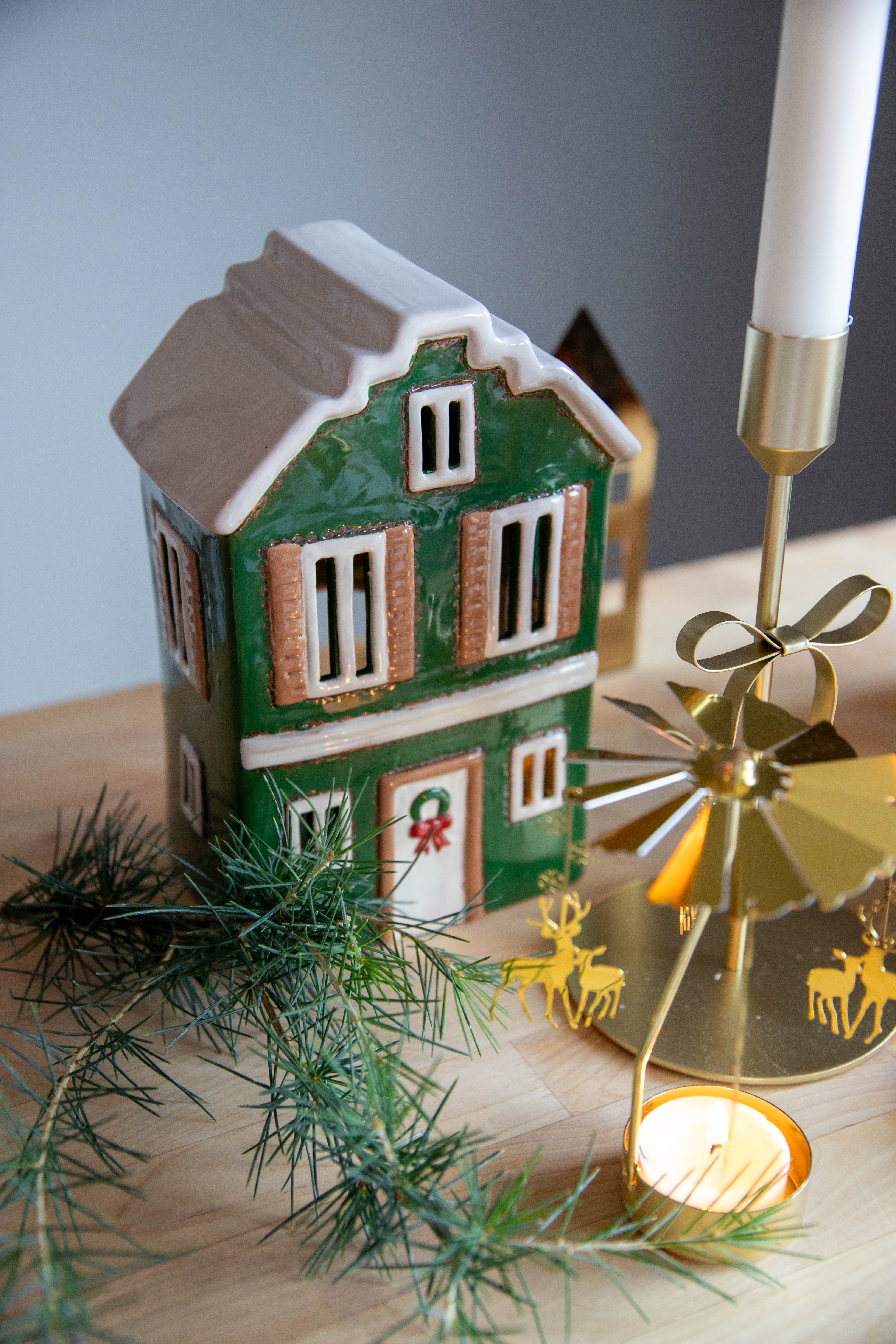 Lysholder Gingerbreadhouse