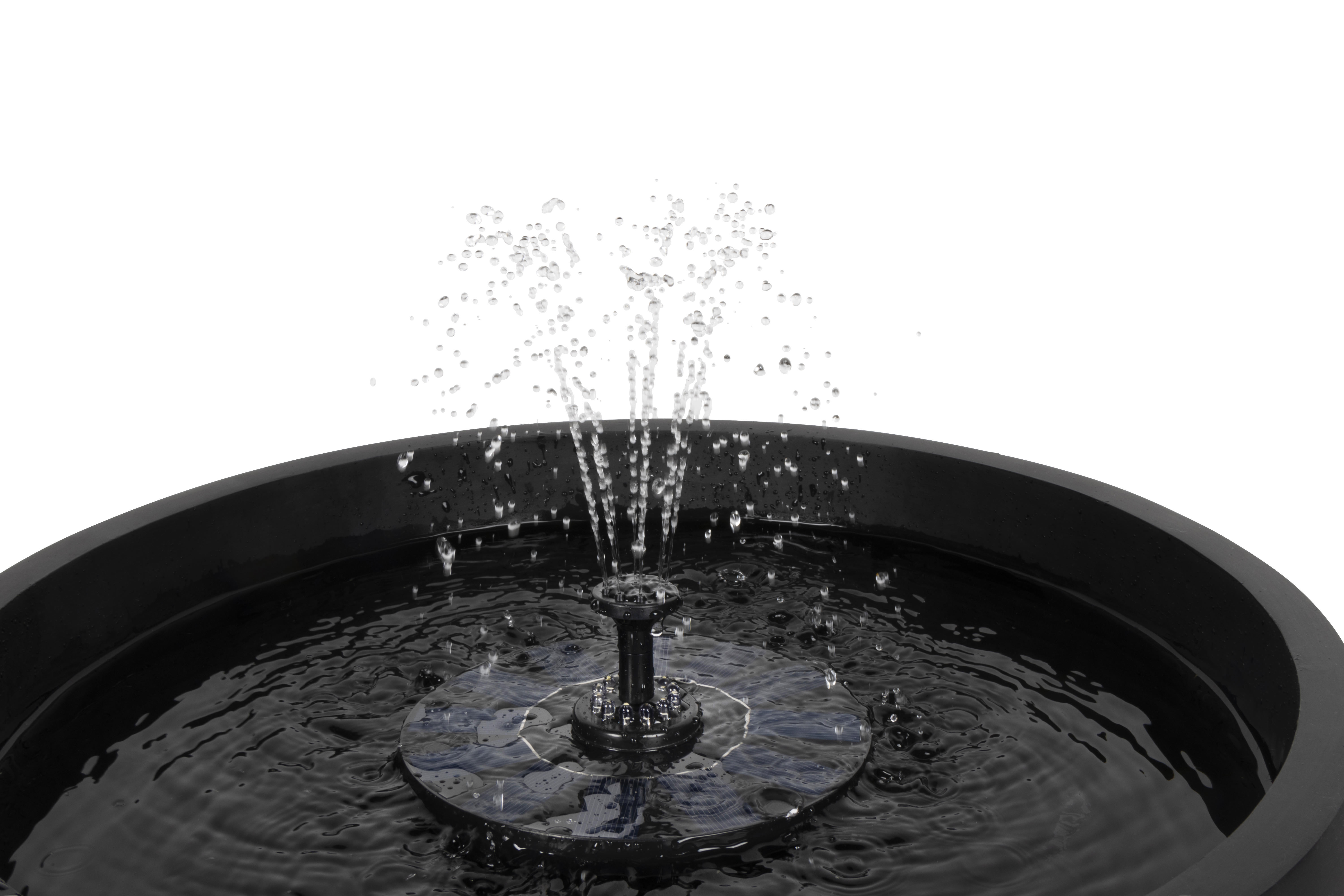 Solcellefontene m/LED