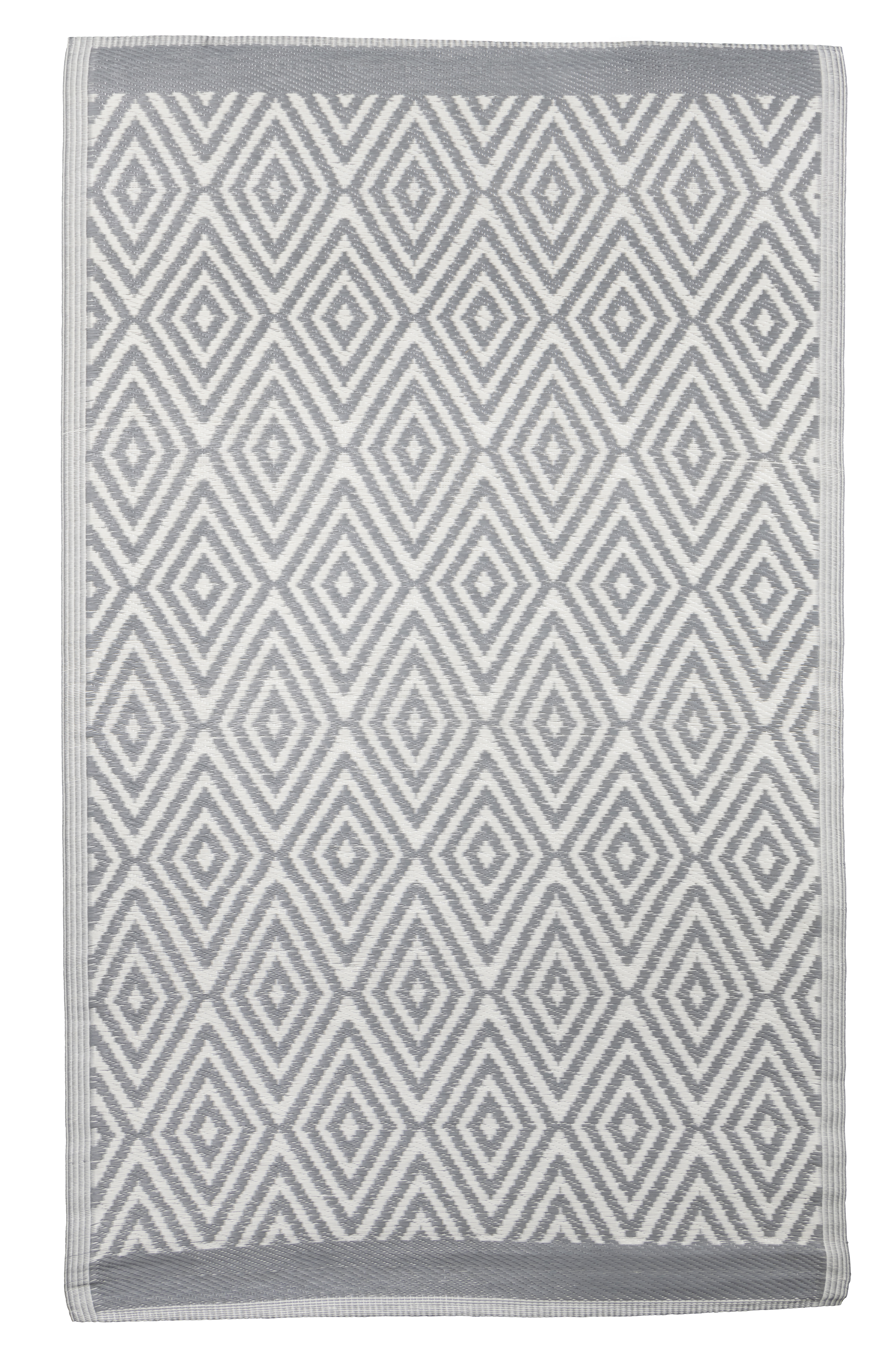 Outdoor Carpet Grey Geometric