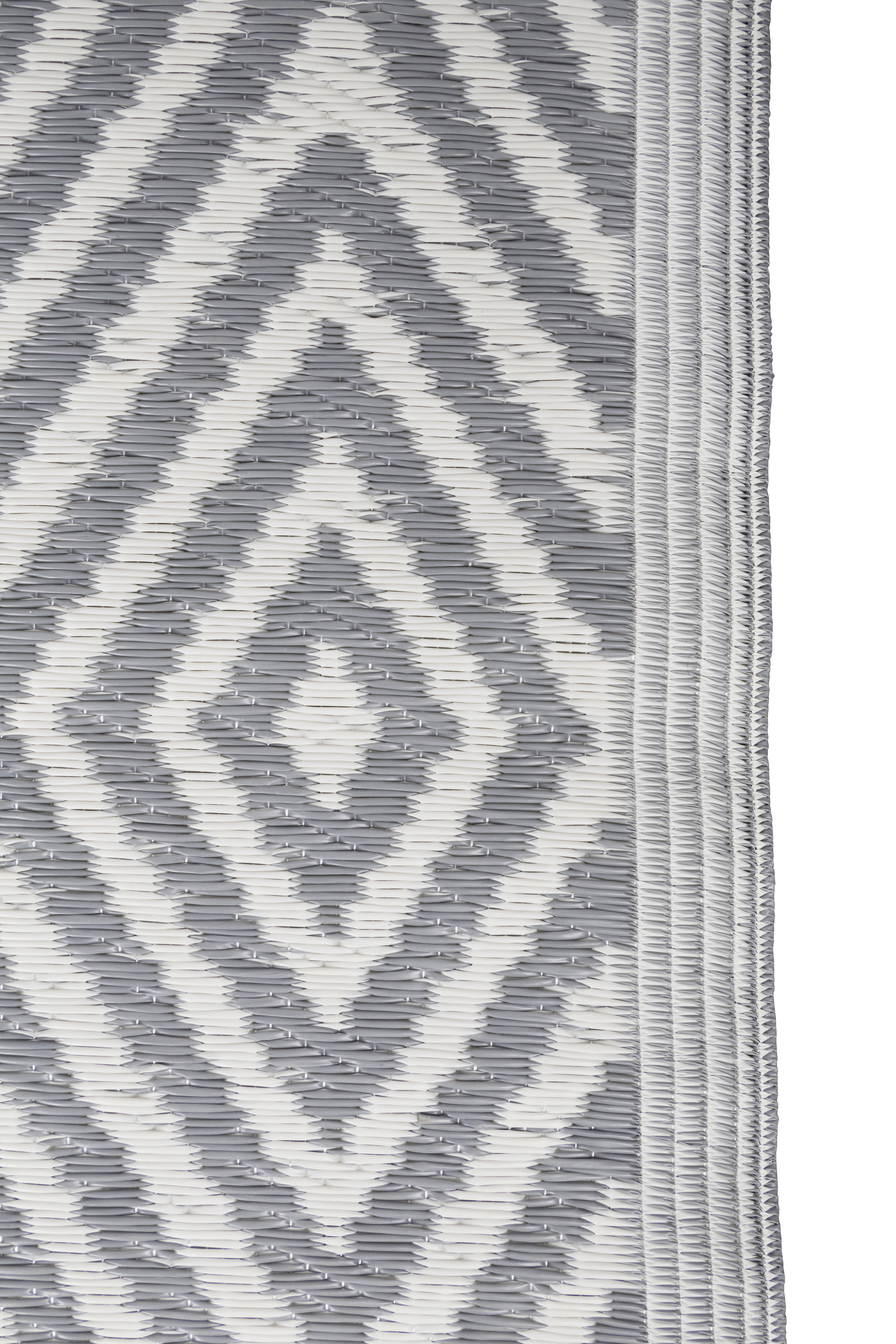 Outdoor Carpet Grey Geometric