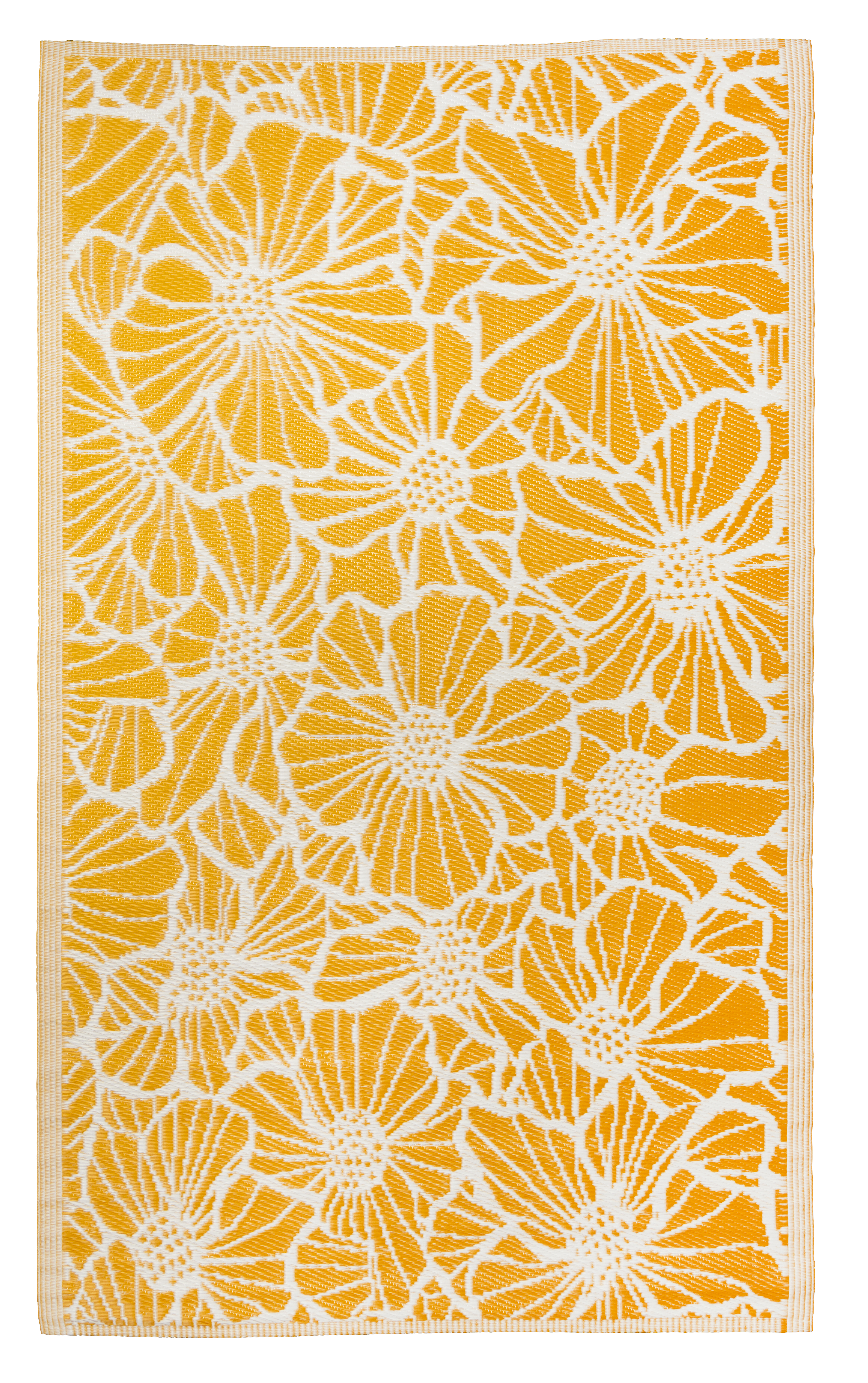 Utomhusmatta Yellow Flowers