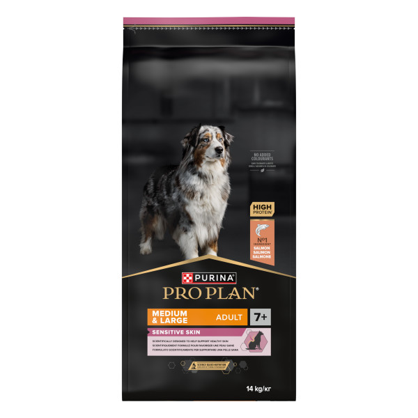 PRO PLAN Medium&Large Adult 7+  - OPTIDERMA 14kg