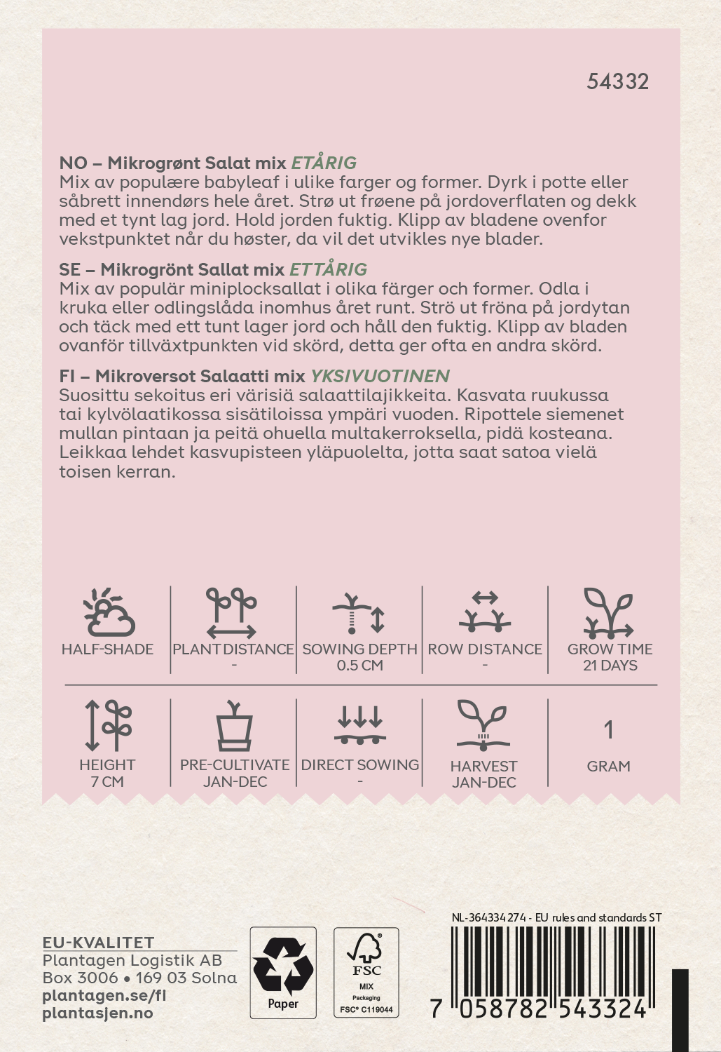 Sallatmix - Microgreens