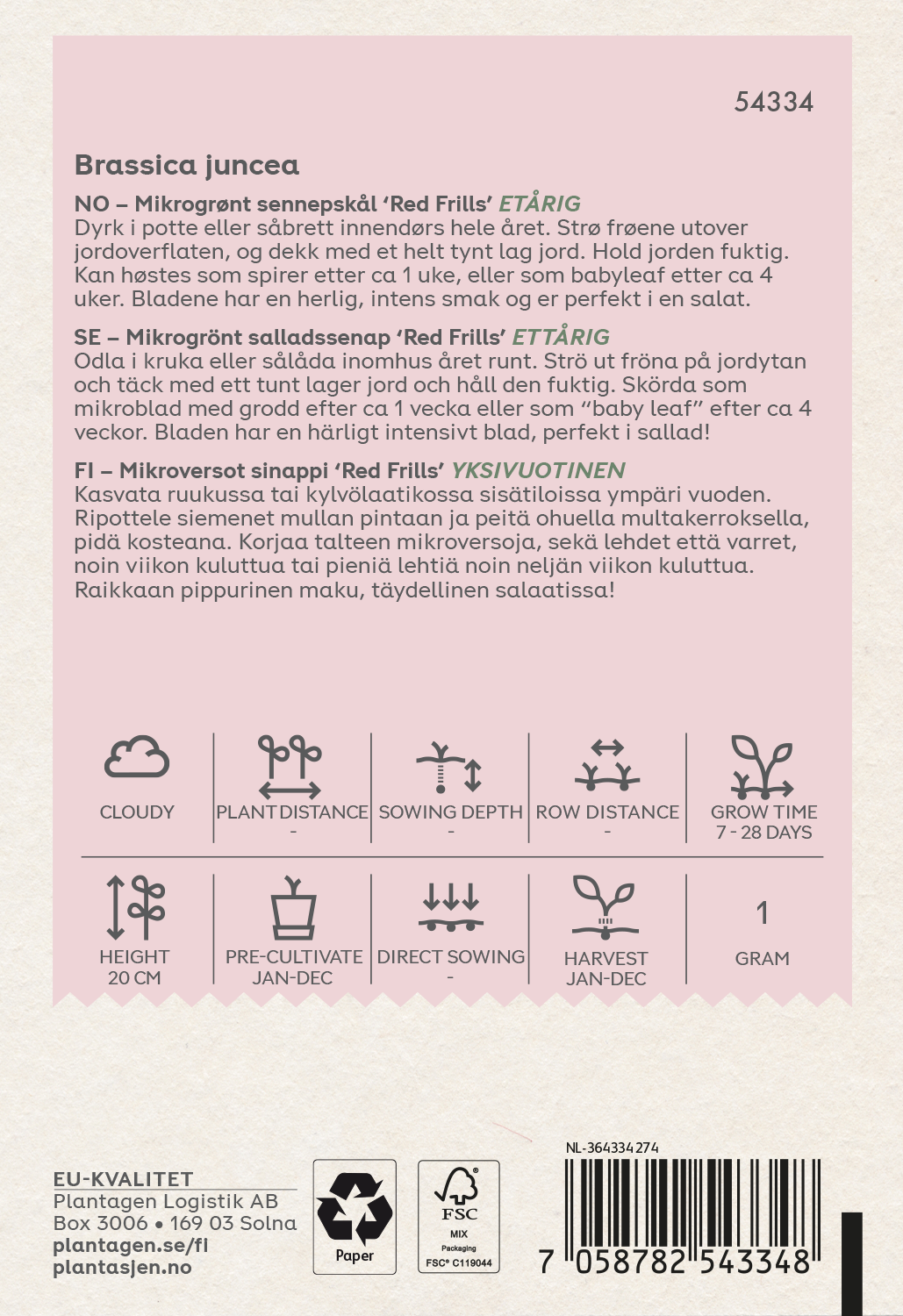 Salladssenap - Microgreens