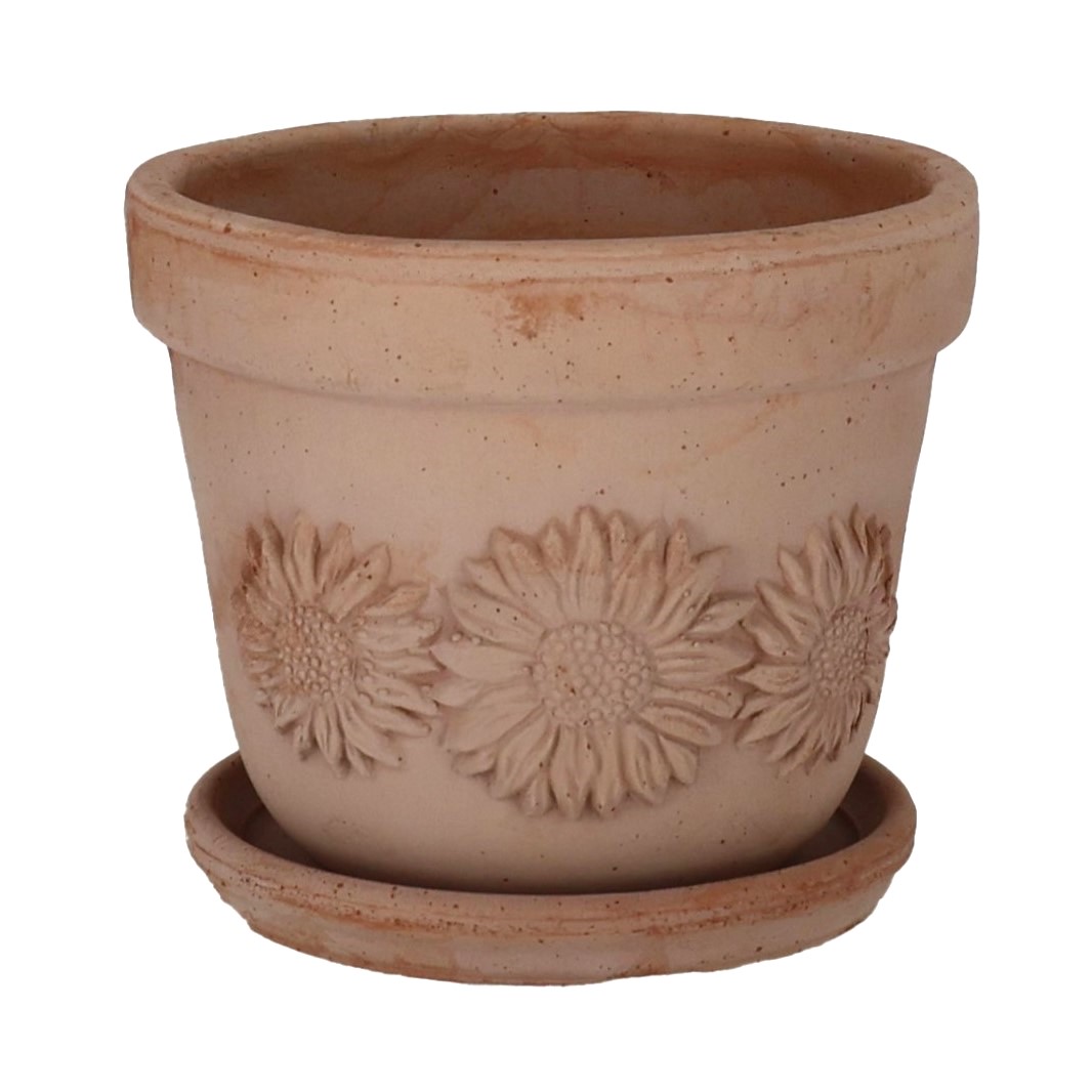 Limoni/Verona saucer D25 terracotta