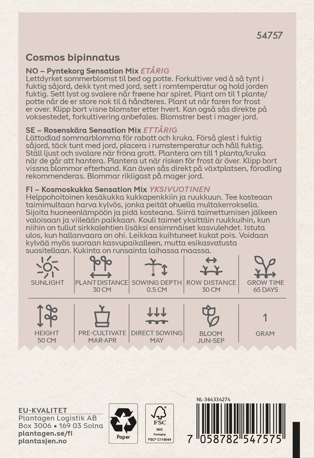 Rosenskära 'Sensation Mix'