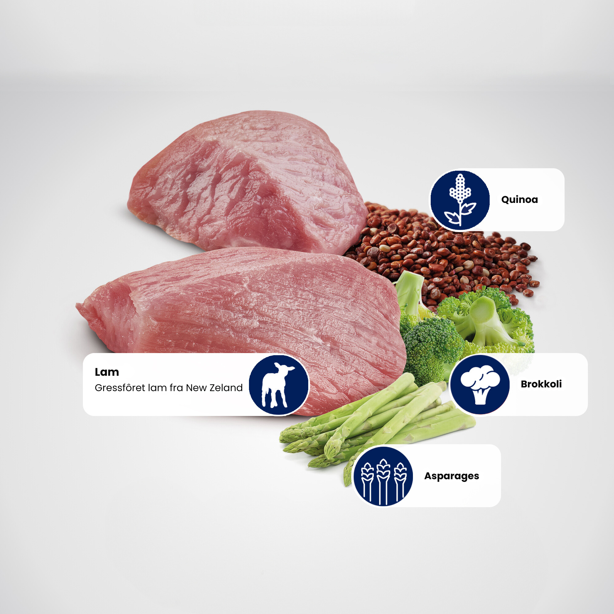 N&D Qui. WM,Lamb&Brokkoli Adult Med/Max 7kg