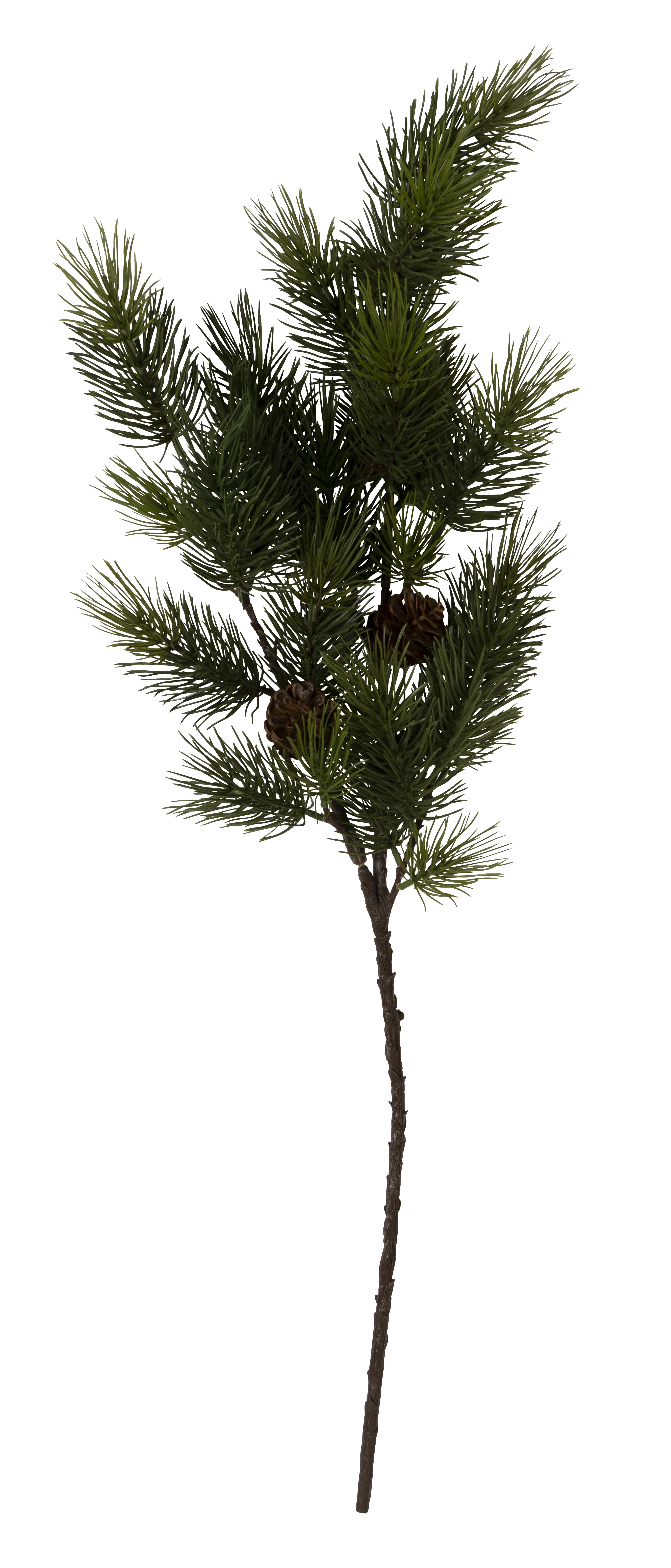 Pine branch with cones, artificial