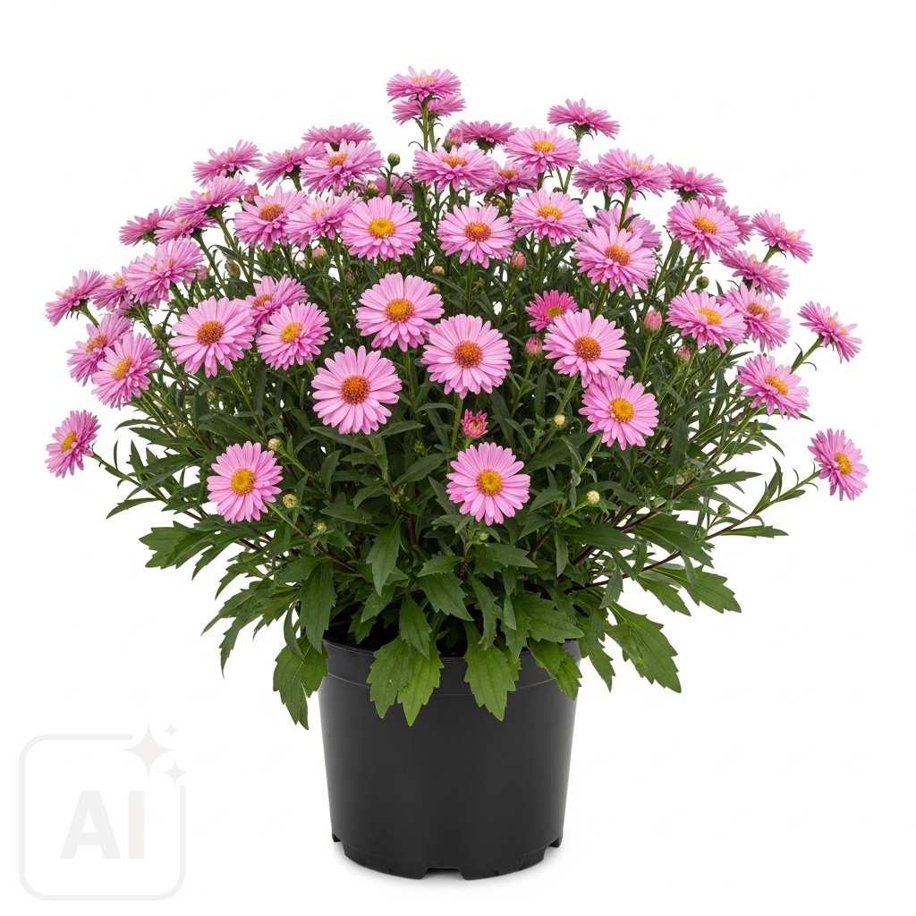 Aster Novi-belgii 'Pink Topas'