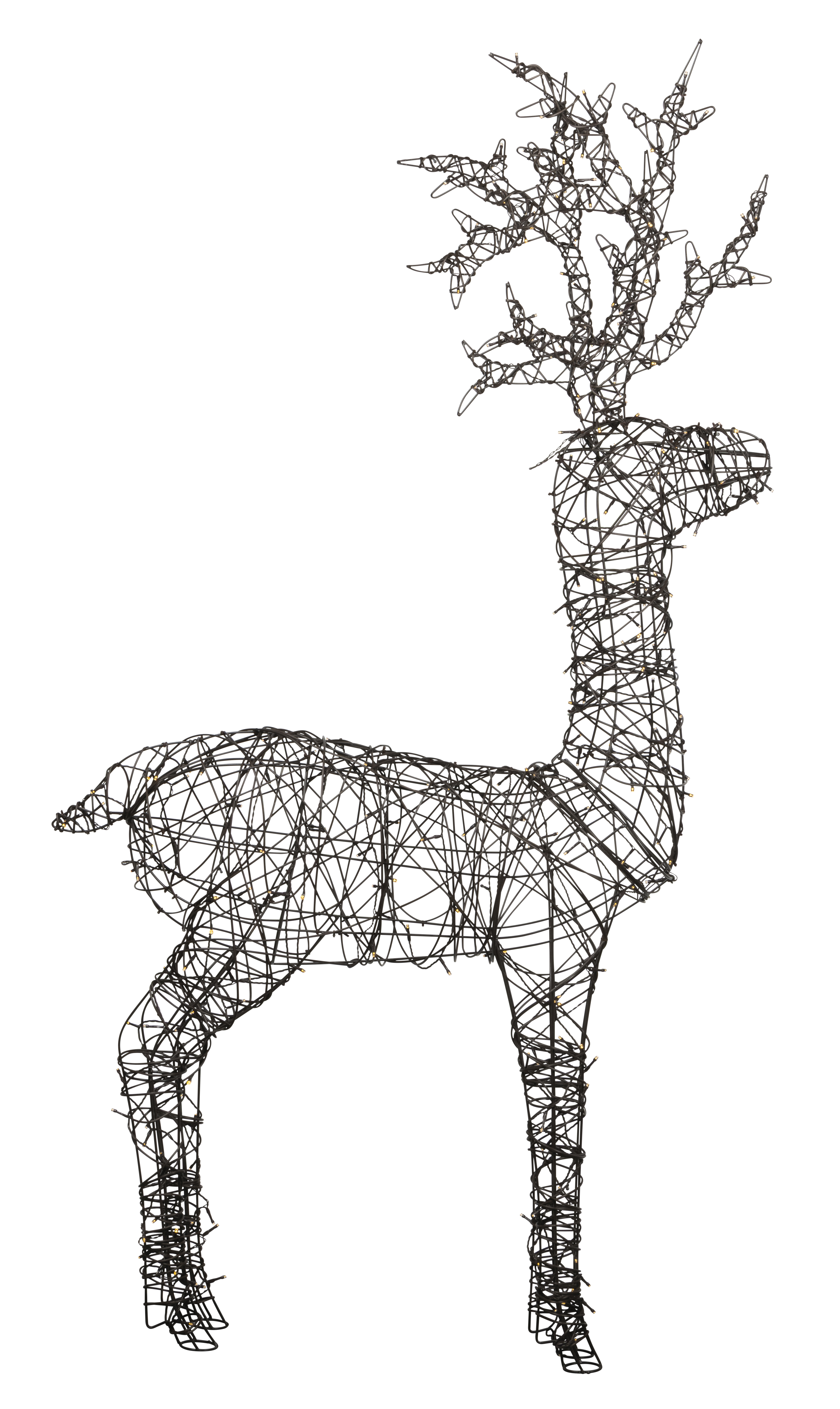 Reindeer Rattan LED