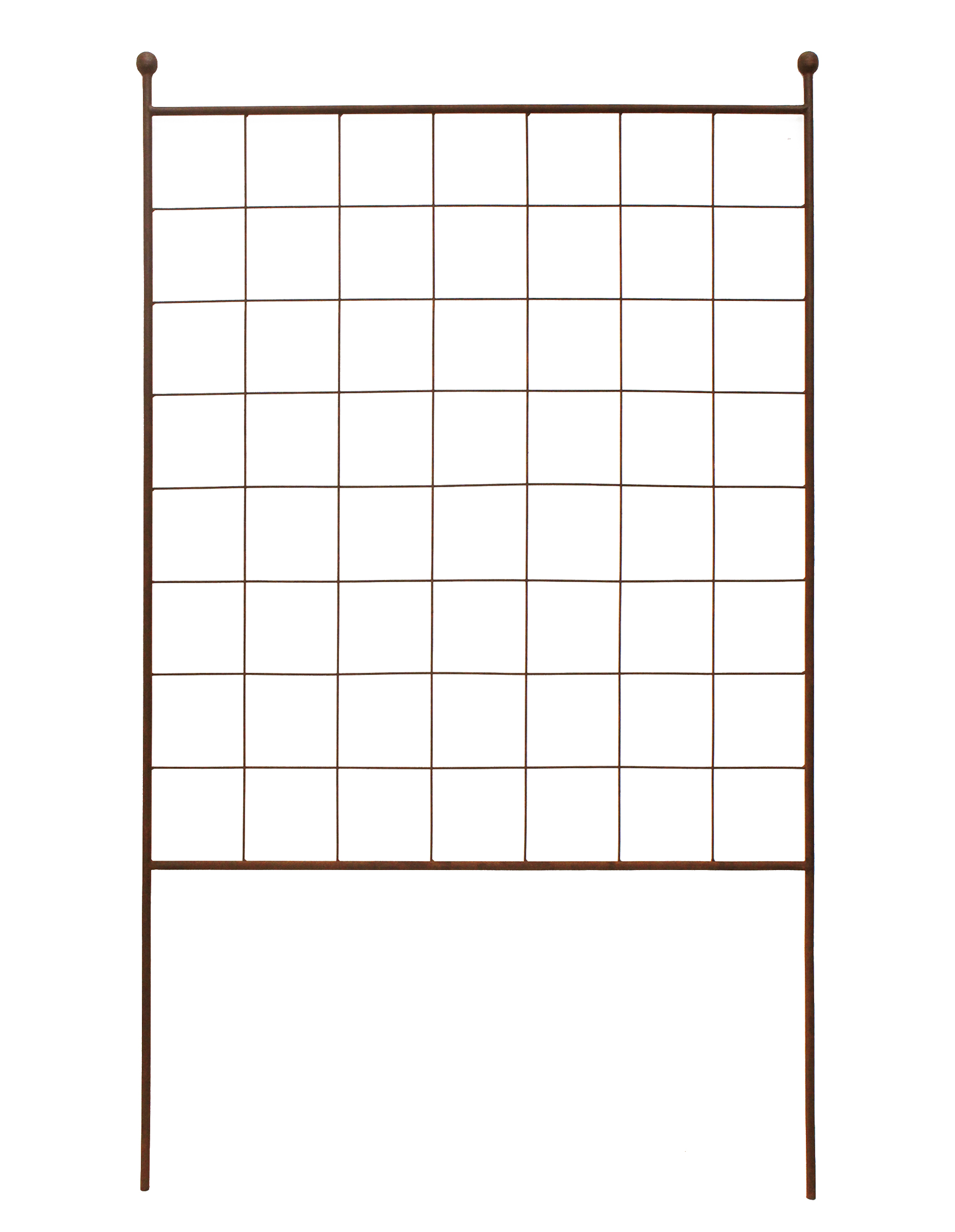 K&C Espaljé i rostigt järn, 160x94 cm