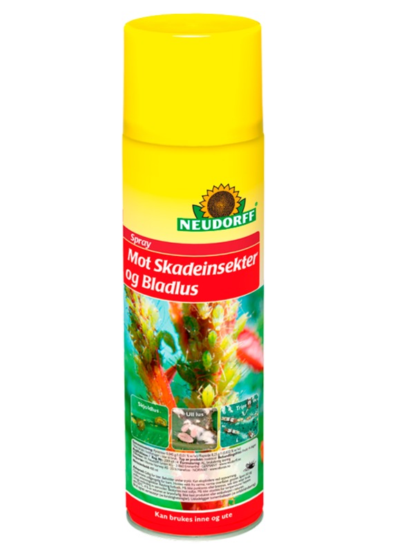 Spray mot skadeinsekter og bladlus