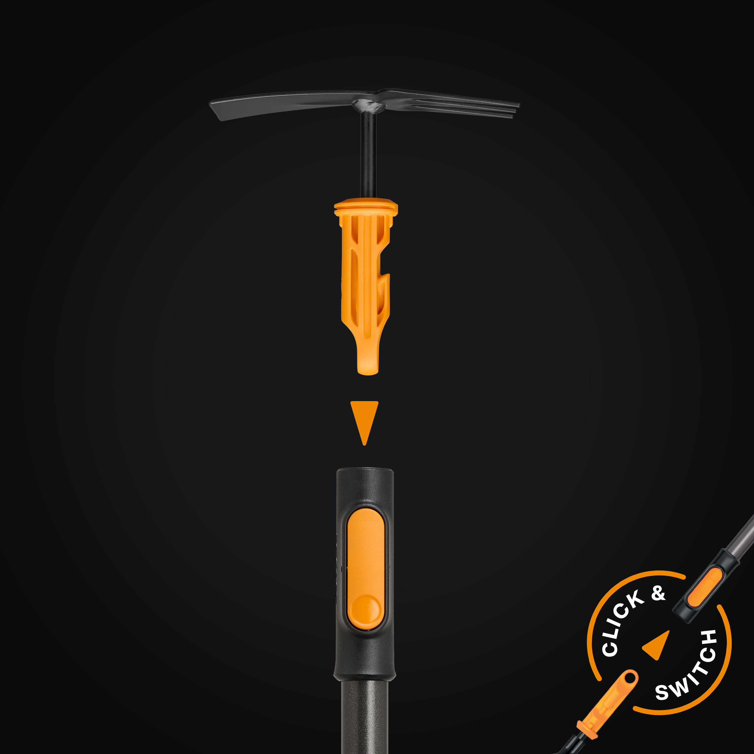 OneClick Dobbel Plantehakke