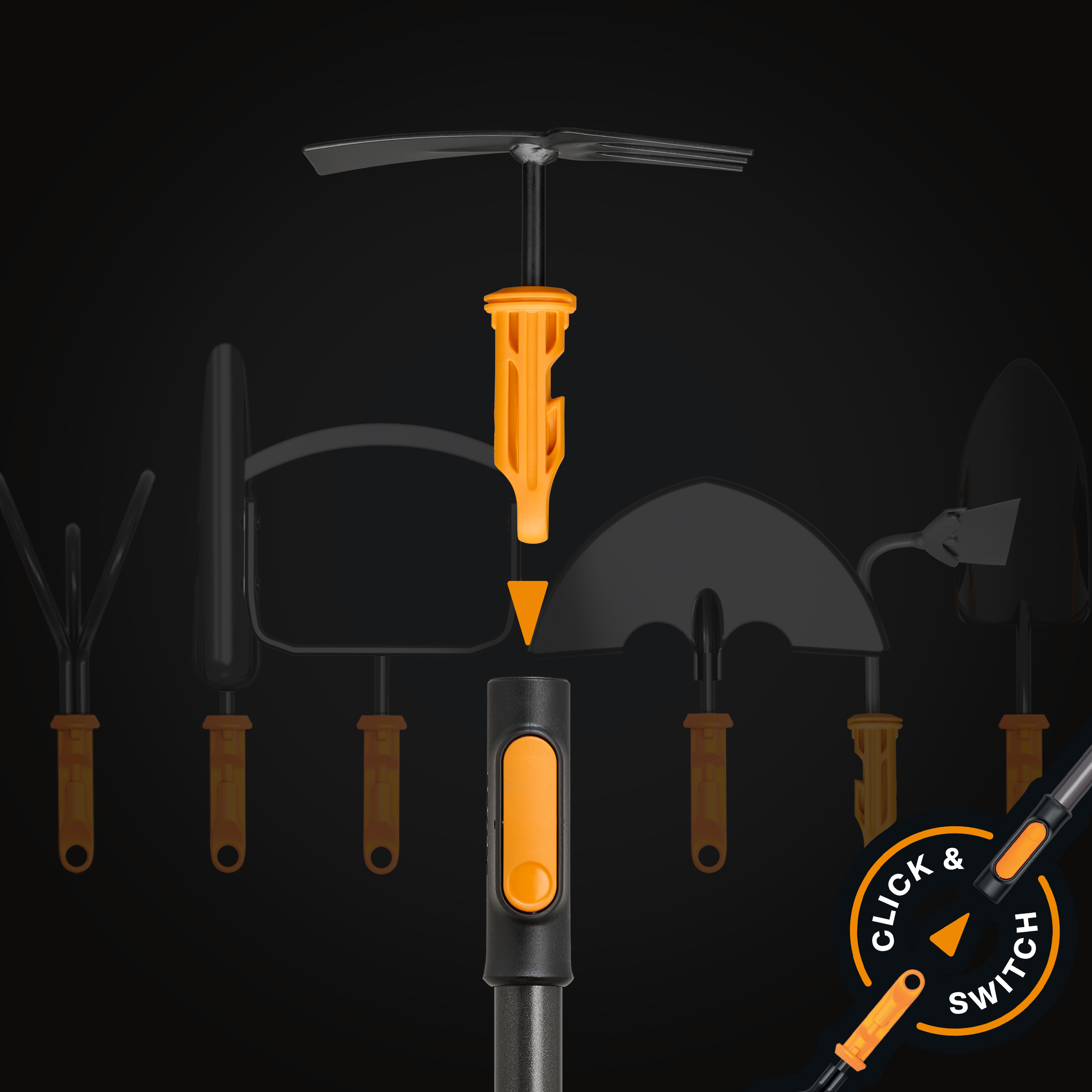 OneClick Dobbel Plantehakke