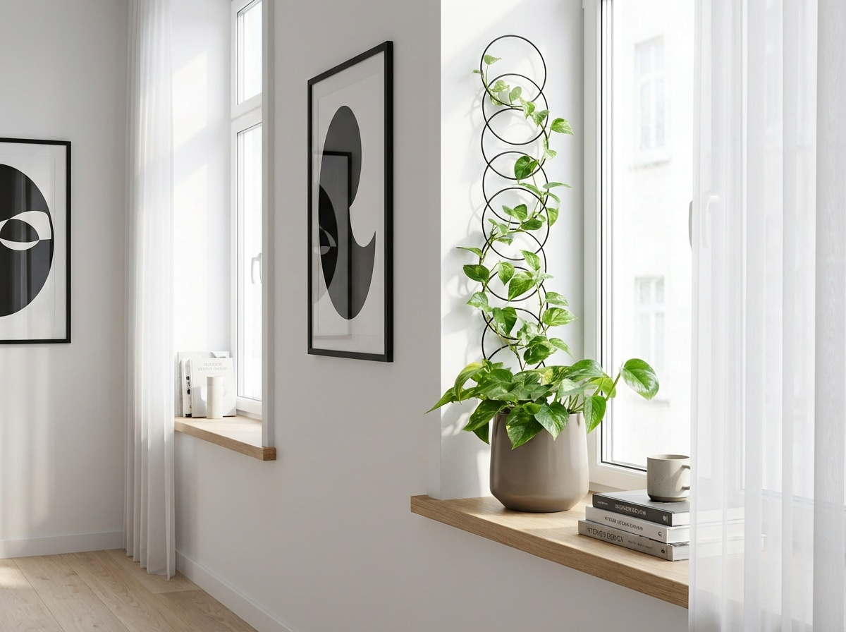 Klätterstöd för växter – Rund