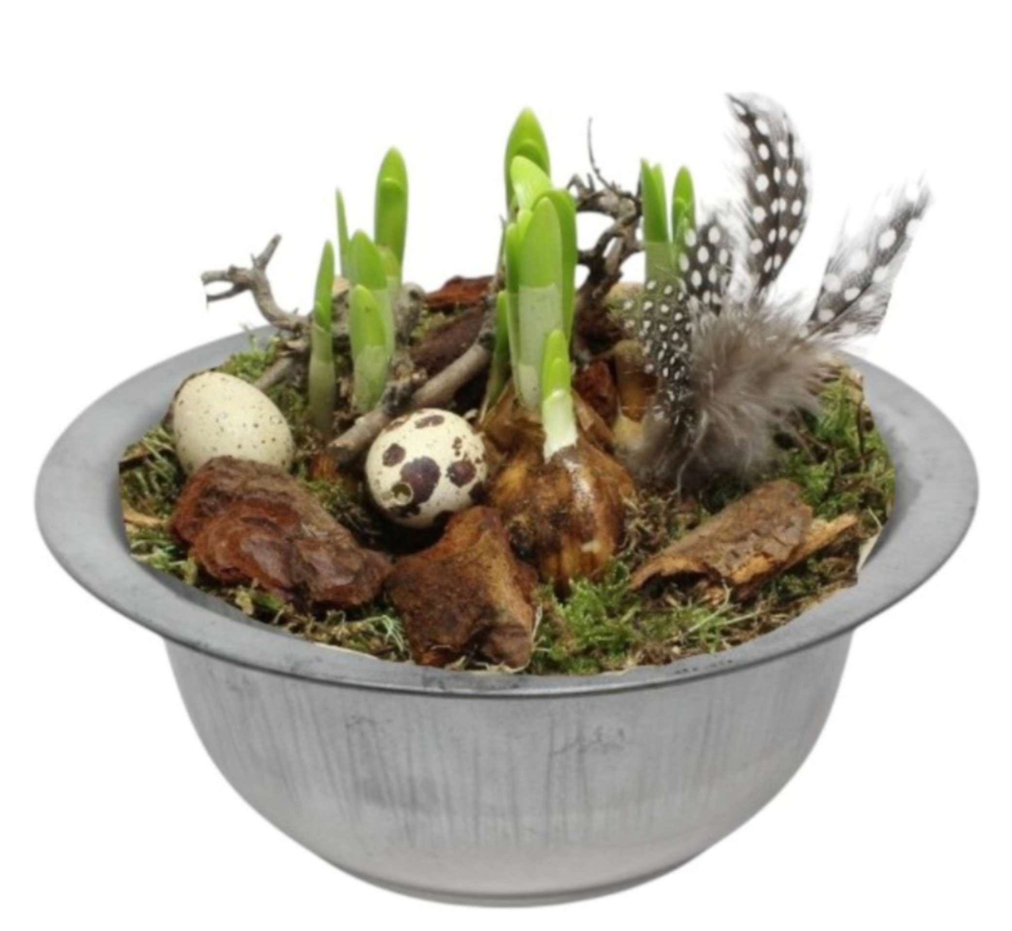 Tete a tete i zinkskål