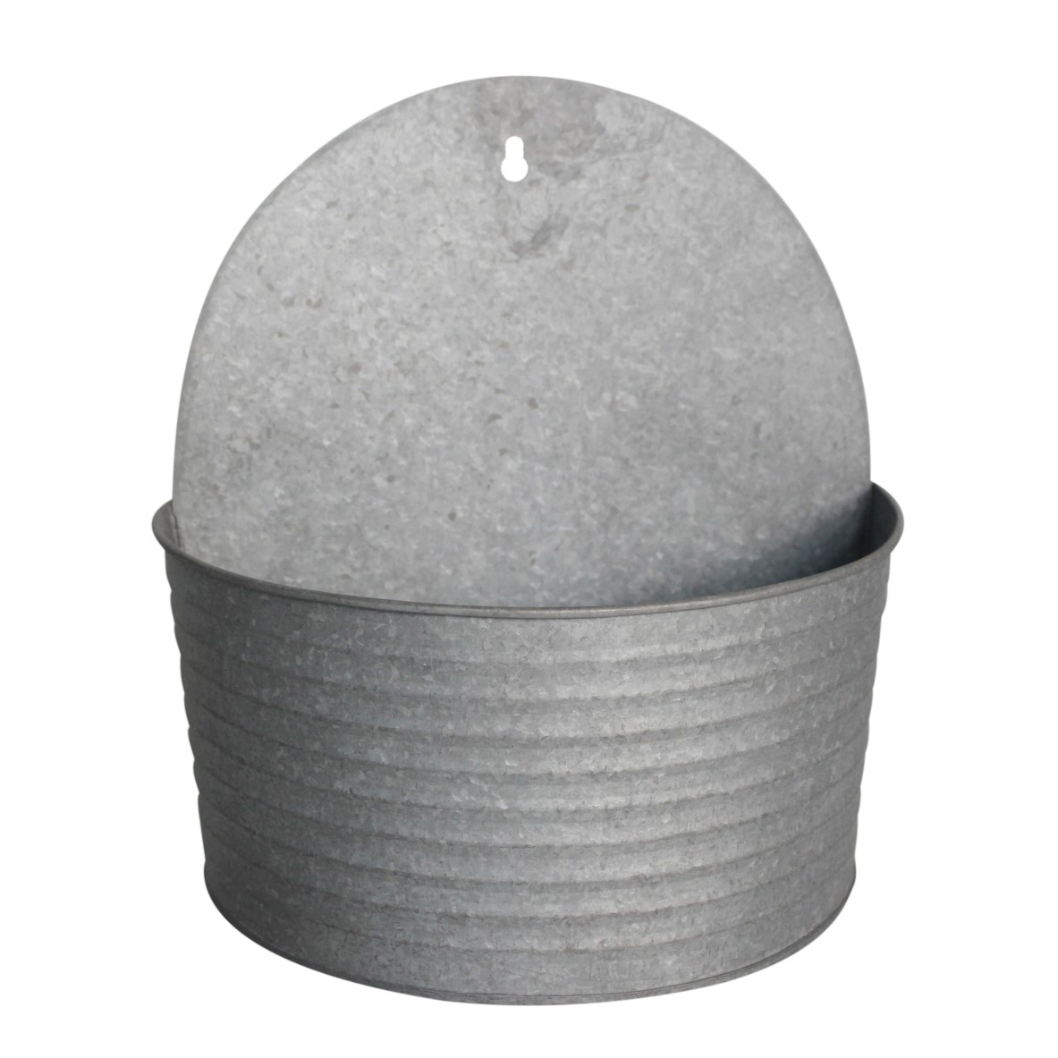 Crewe wall pot zinc 25X15,5X27 grey