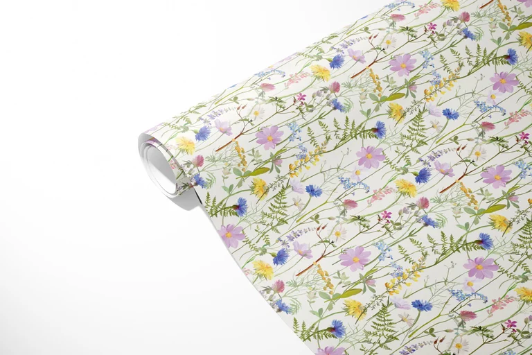 Presentpapper Flowers