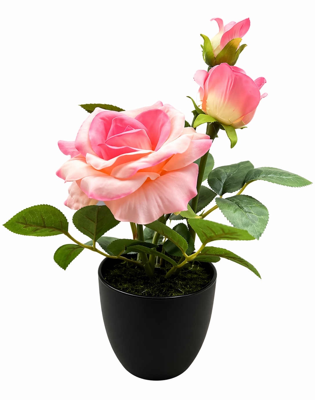 Rose in pot artificial