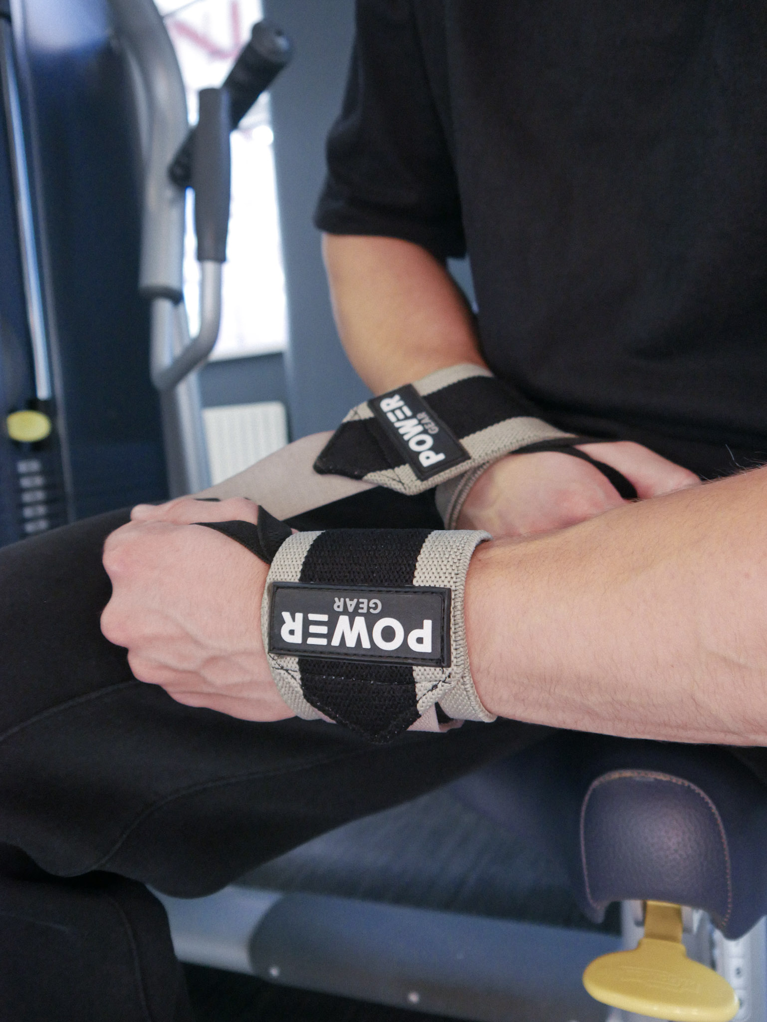 Power Gear Savage Wrist Wraps Frosty White