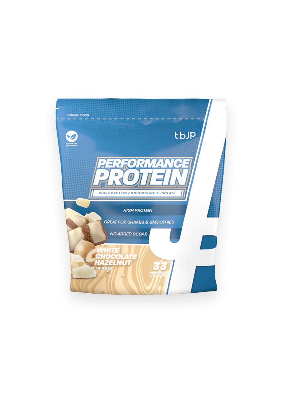 Trained by JP Performance Protein Vassleprotein 1kg White Chocolate Hazelnut