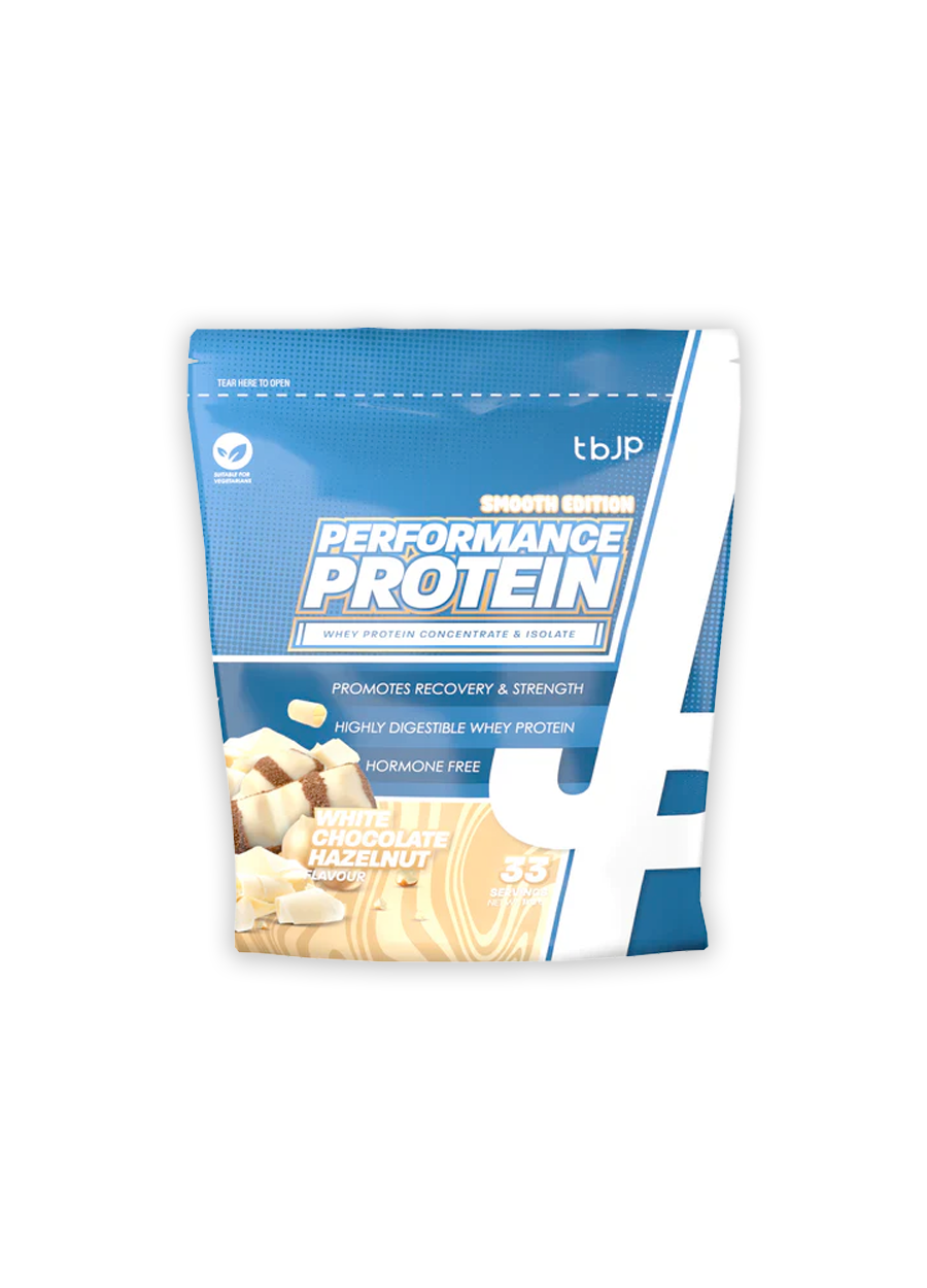 Trained by JP Performance Protein Smooth Vassleprotein 1kg White Chocolate Hazelnut