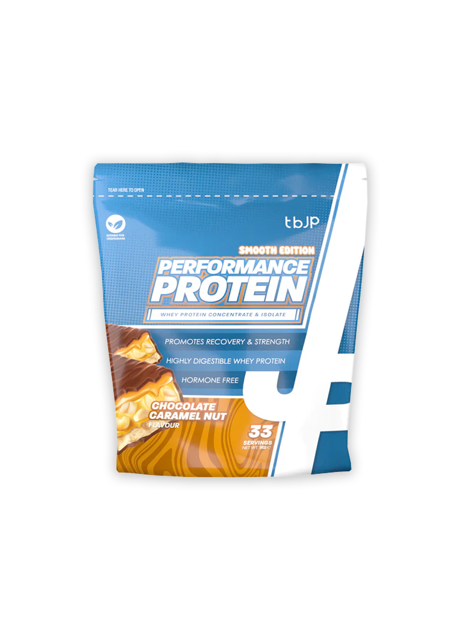 Trained by JP Performance Protein Smooth Vassleprotein 1kg Chocolate Caramel Nut