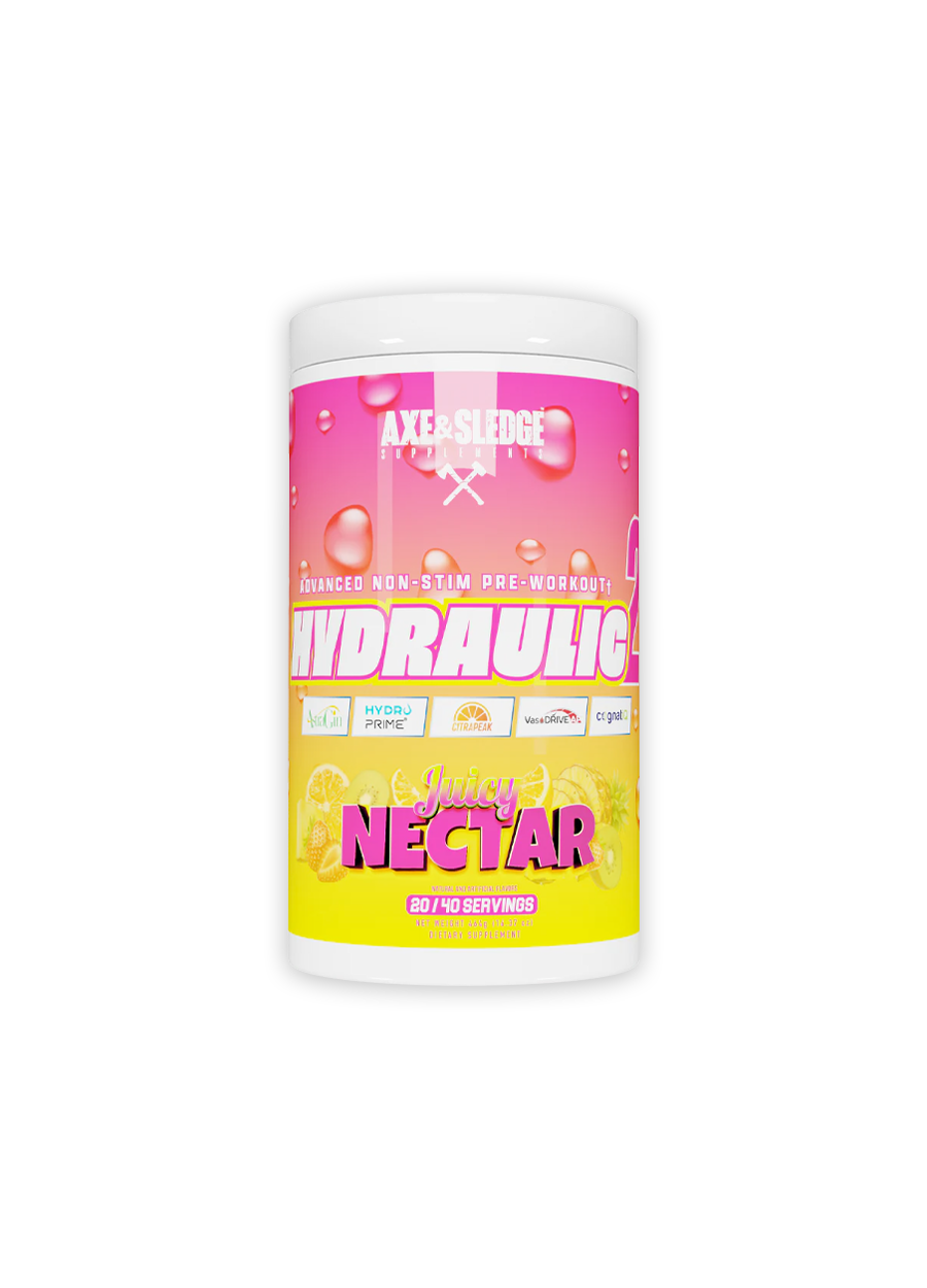 Axe & Sledge Hydraulic V2 Non-Stim Pre-Workout Stimfri PWO 452g Juicy Nectar