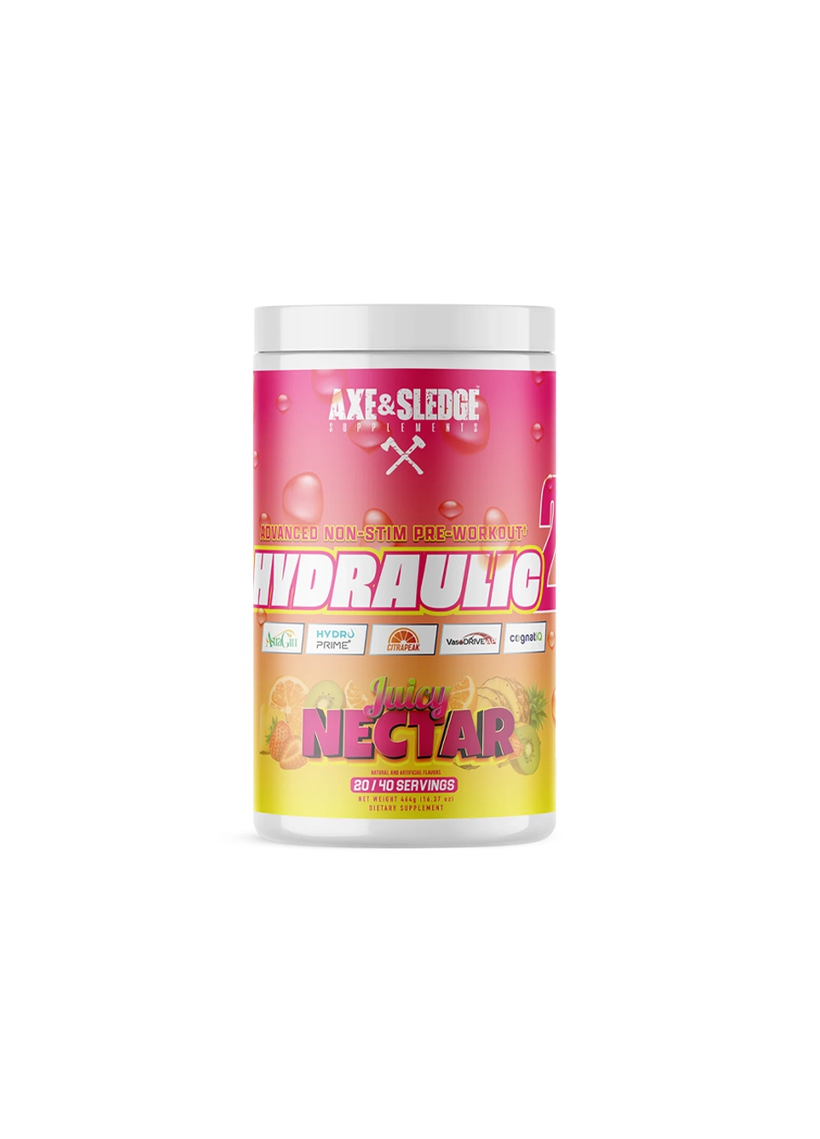 Axe & Sledge Hydraulic V2 Non-Stim Pre-Workout Stimfri PWO 452g Juicy Nectar