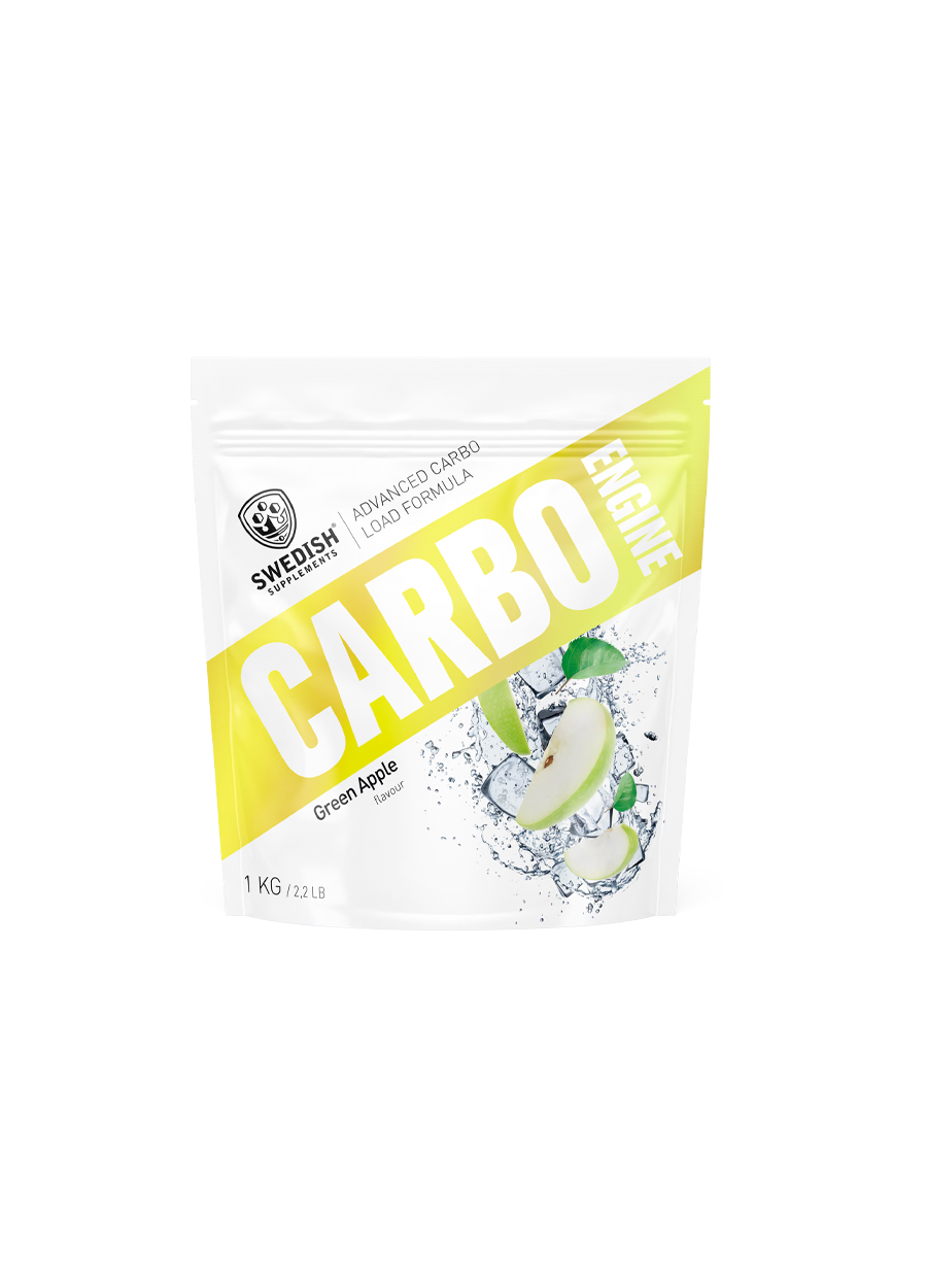 Swedish Supplements Carbo Engine Kolhydrater 1kg Green Apple
