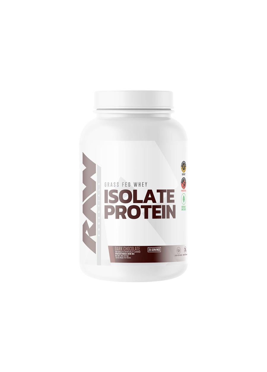 Raw Nutrition Isolate Protein Vassleproteinisolat 900g Dark Chocolate