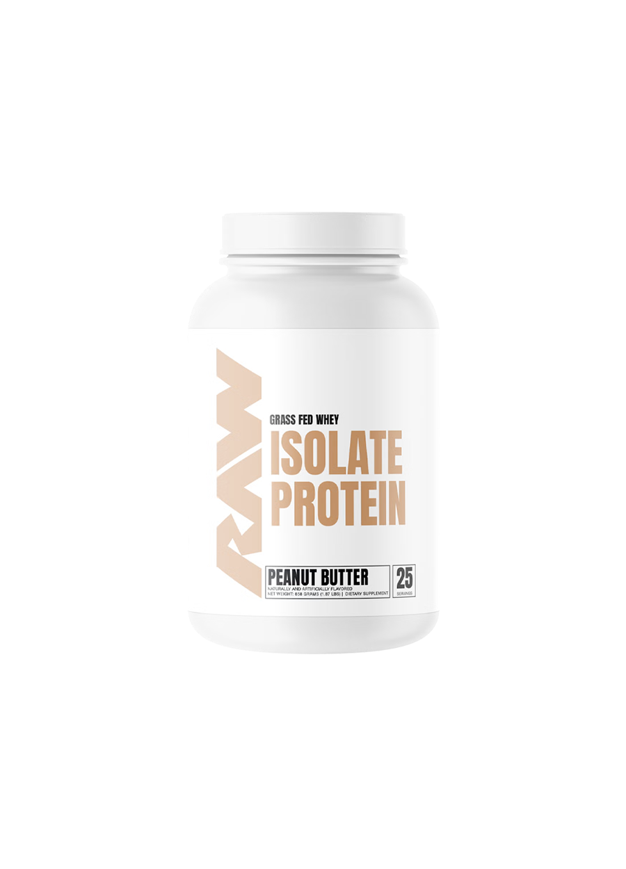 Raw Nutrition Isolate Protein Vassleproteinisolat 900g Peanut Butter