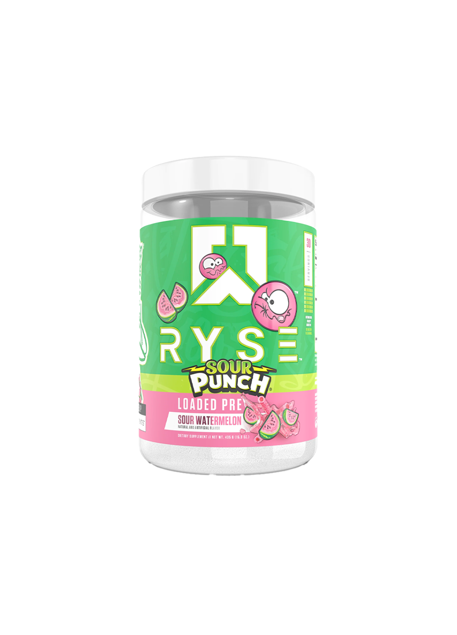 RYSE Supplement Loaded Pre 474g Sour Punch Sour Watermelon