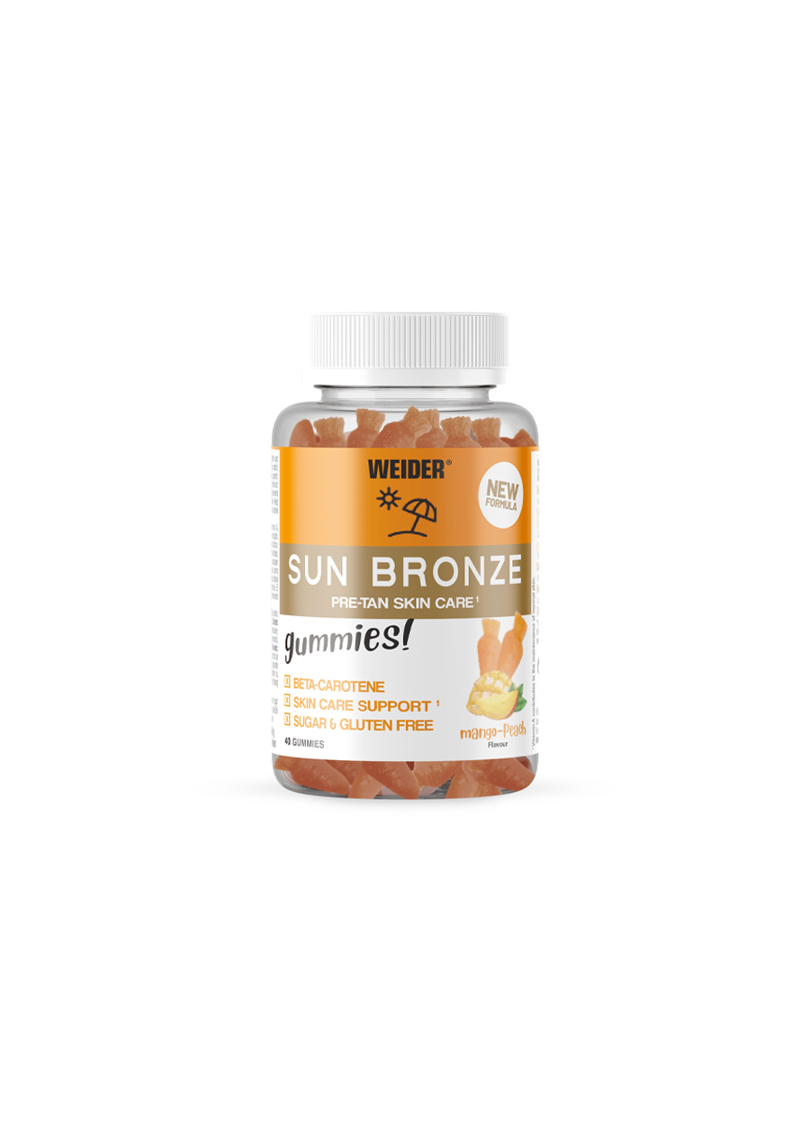 Weider Sun Bronze Gummies Mango Peach 40 Gummies