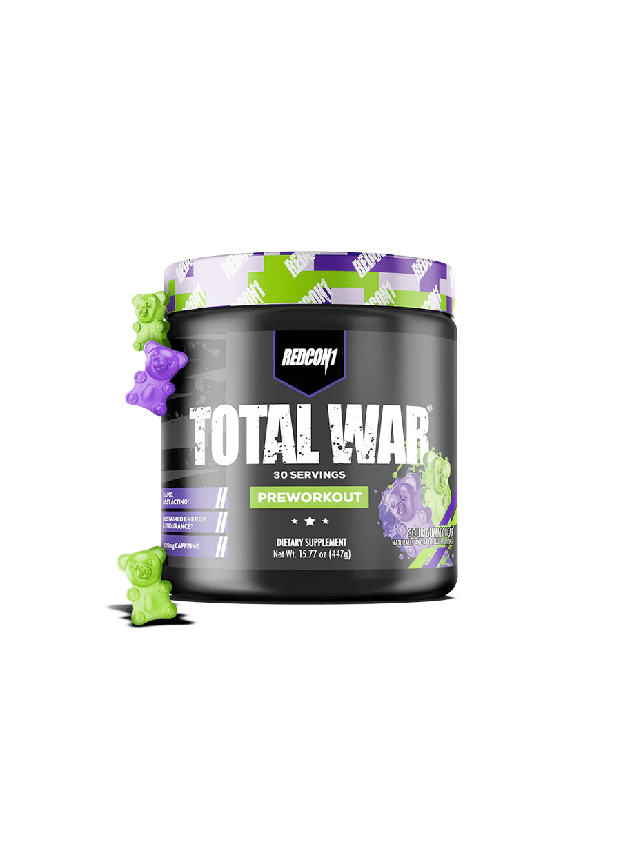 Redcon1 Total War Preworkout 429g Sour Gummy Bear