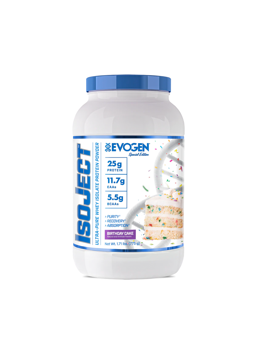 Evogen IsoJect 809g Birthday Cake