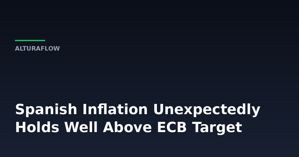 Why Spanish Inflation Stayed at 3.6% Despite Falling Energy Prices -- AlturaFlow