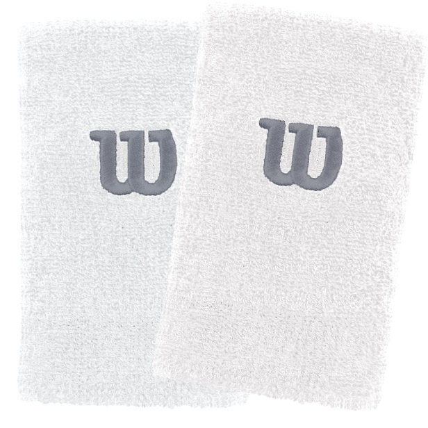 Wilson Extra Wide Wristband hvit