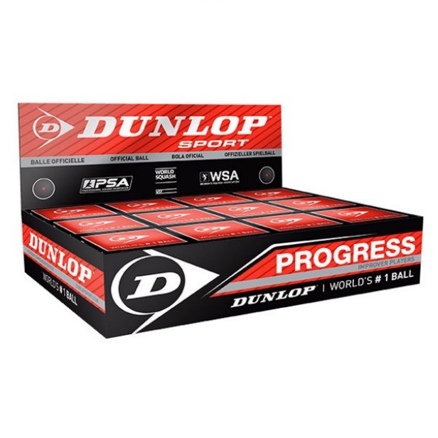 Dunlop Progress (rød) – 12 baller