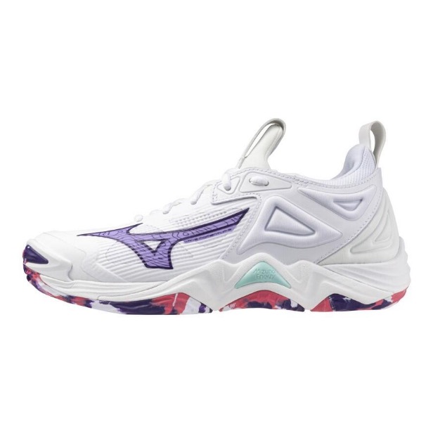 Mizuno Wave Momentum 3 W Hvit/Lilla