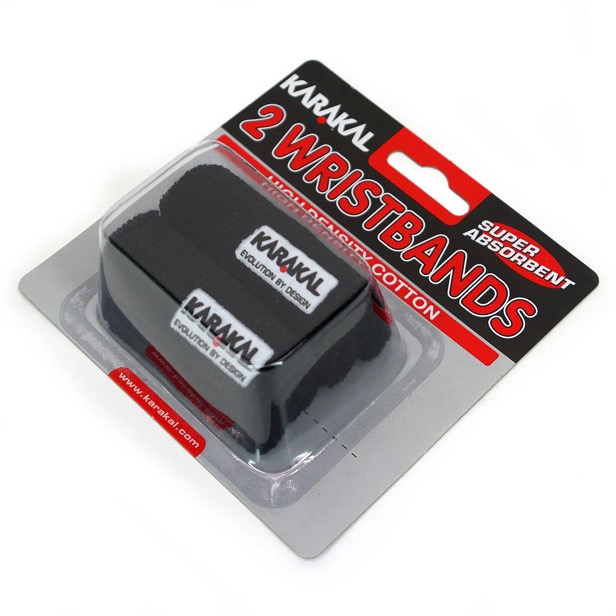 Karakal Wristband svart – 2 stk