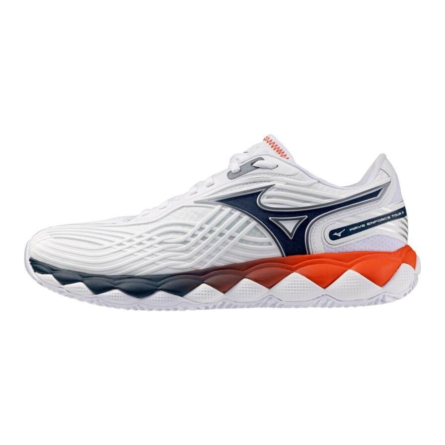 Mizuno Wave Enforce Tour 2 CC hvit/oransje