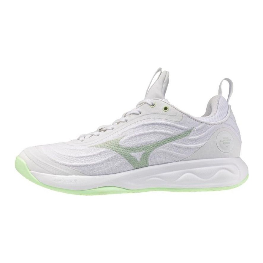 Mizuno Wave Luminous Elite W hvit/lys blå
